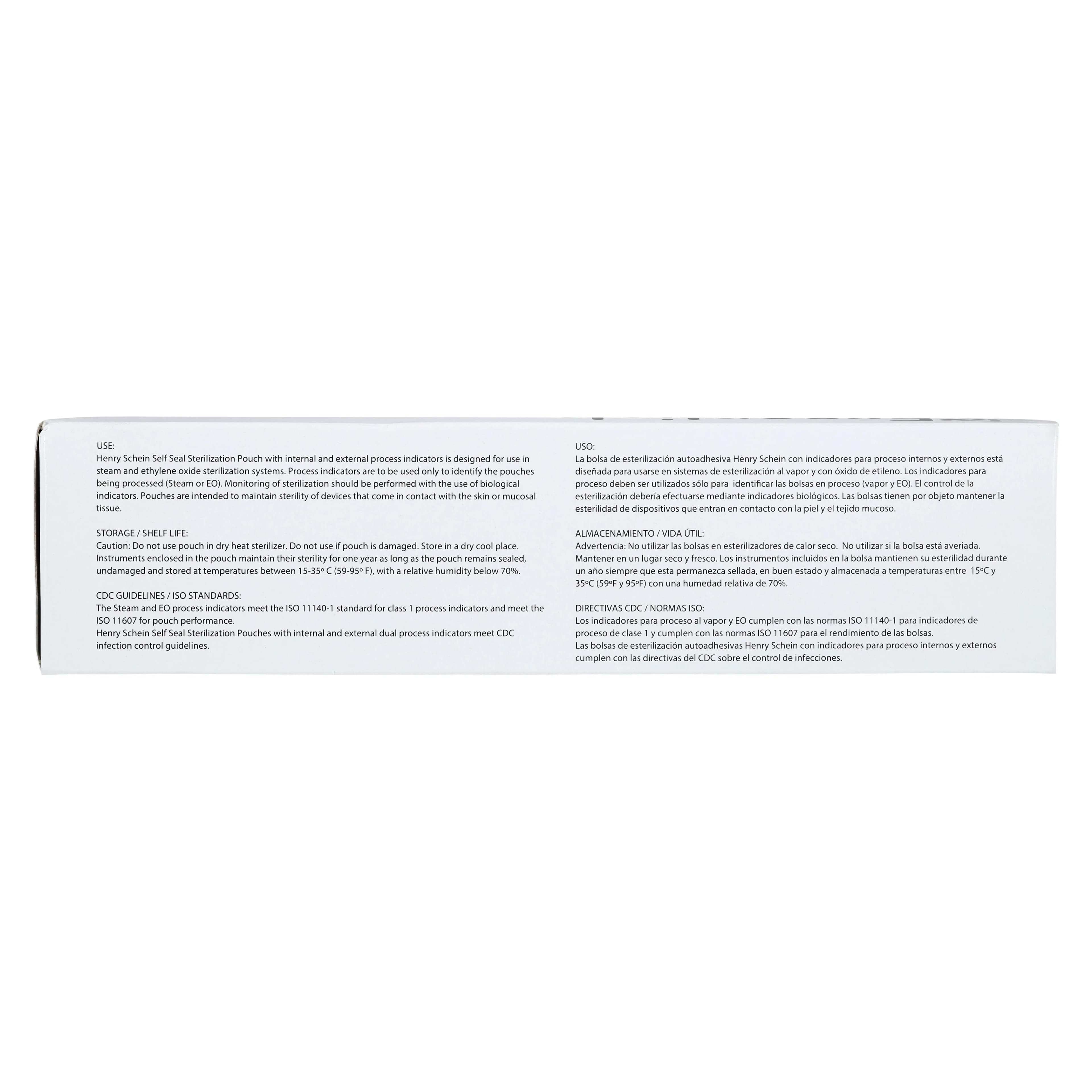 Essentials Self Seal Sterilization Pouches, Dual Indicator, 3.5 in x 9 in, 200/Box, 01KJ45DBRBMRQ8DANF1VS1P7E0 thumbnail 4