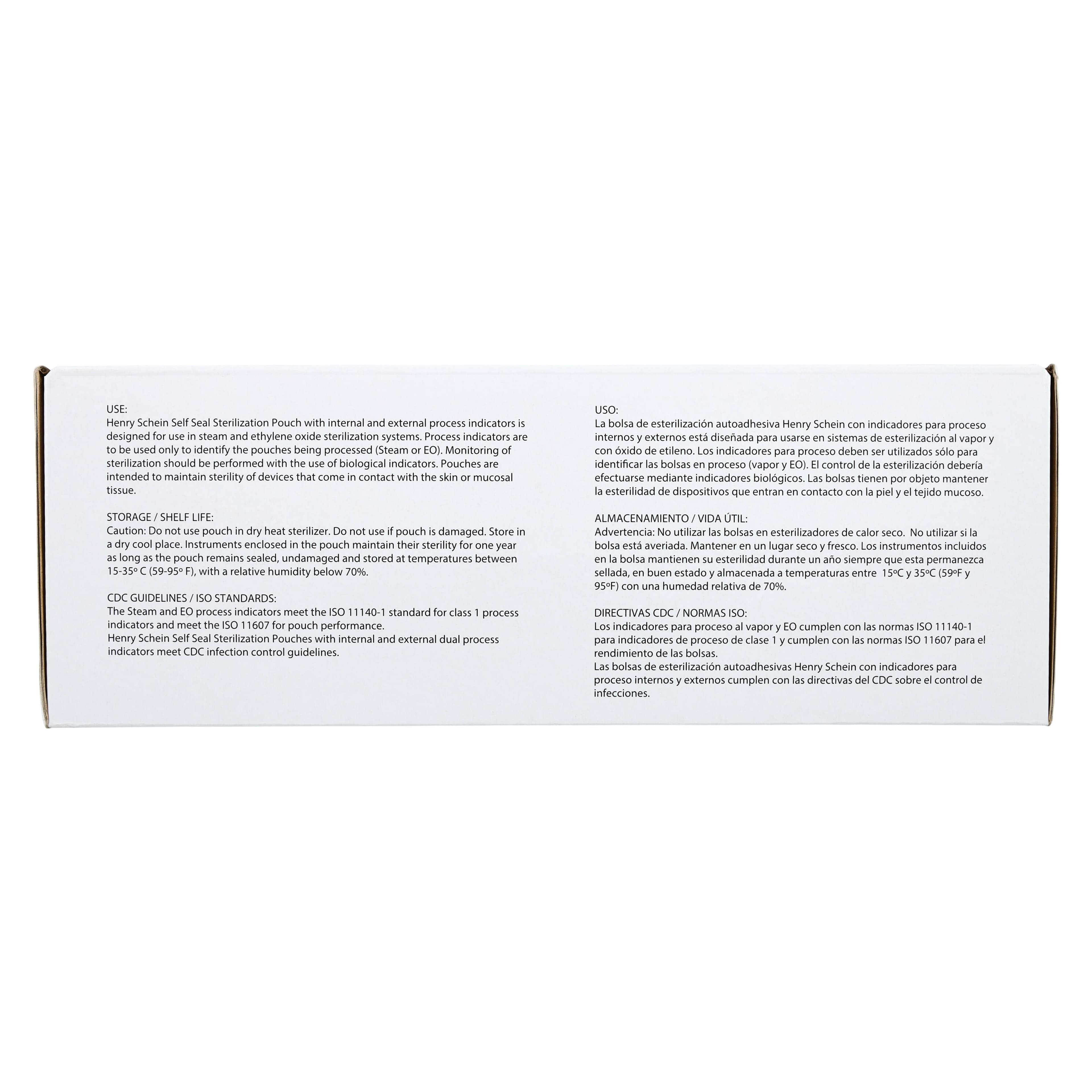 Essentials Dual Indicator Sterilization Pouch, Self-Seal, 3.5 in x 9 in, Blue/White, Latex-Free, 500/Box thumbnail 5