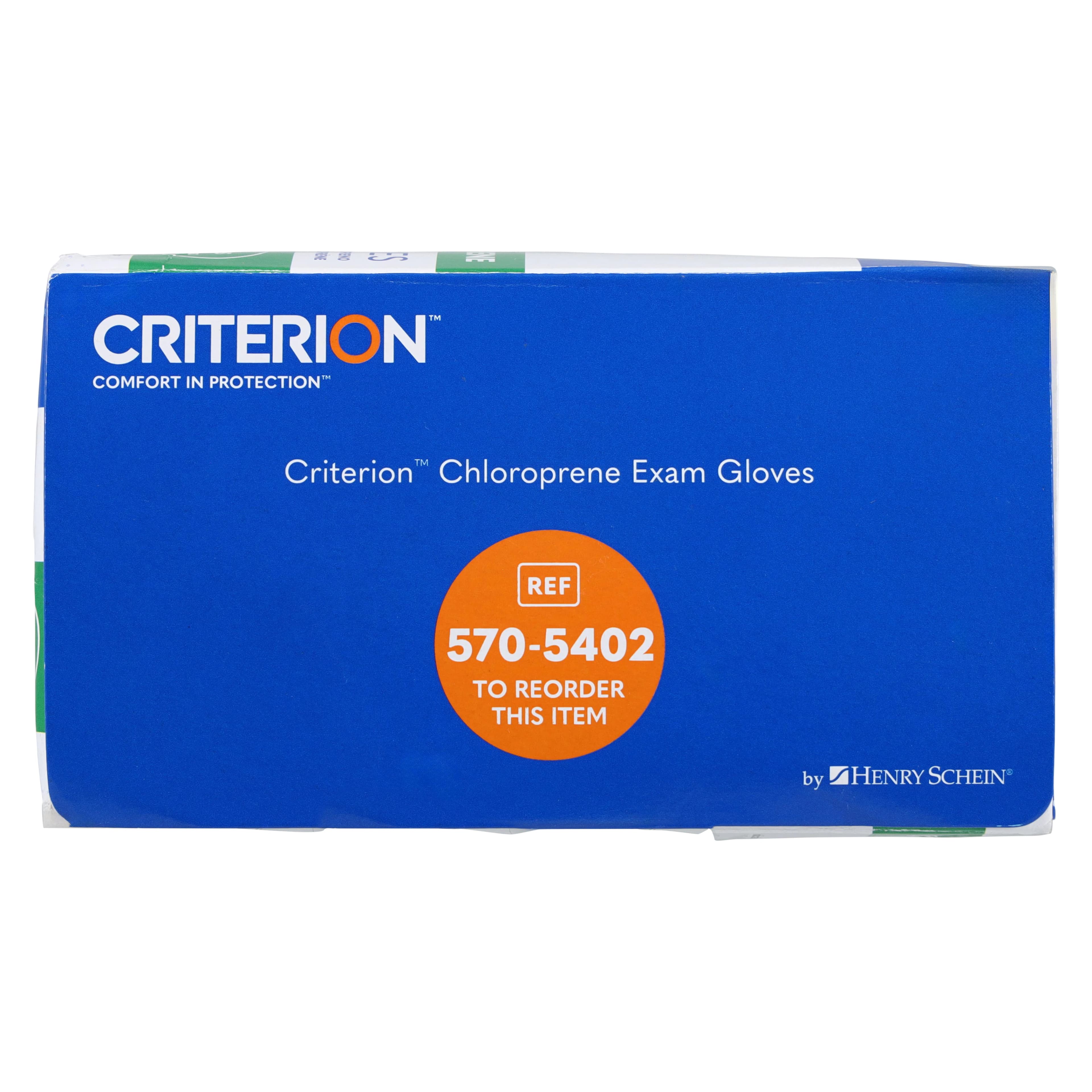 Criterion Chloroprene Exam Gloves, Medium, Aqua Blue, Non-Sterile, 100/Box thumbnail 5