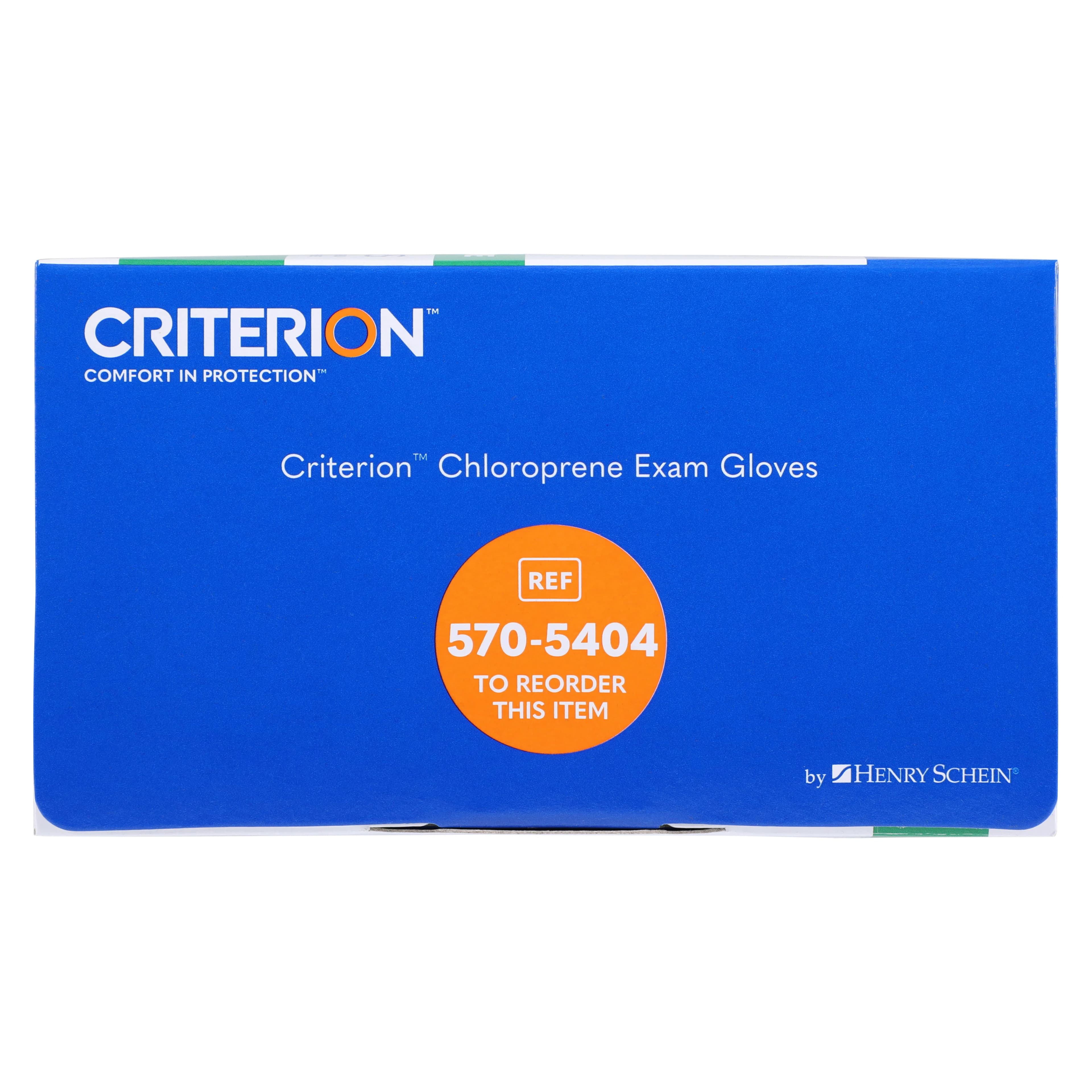 Criterion Chloroprene Exam Gloves, X-Large, Aqua Blue, Non-Sterile, 100/Box thumbnail 5