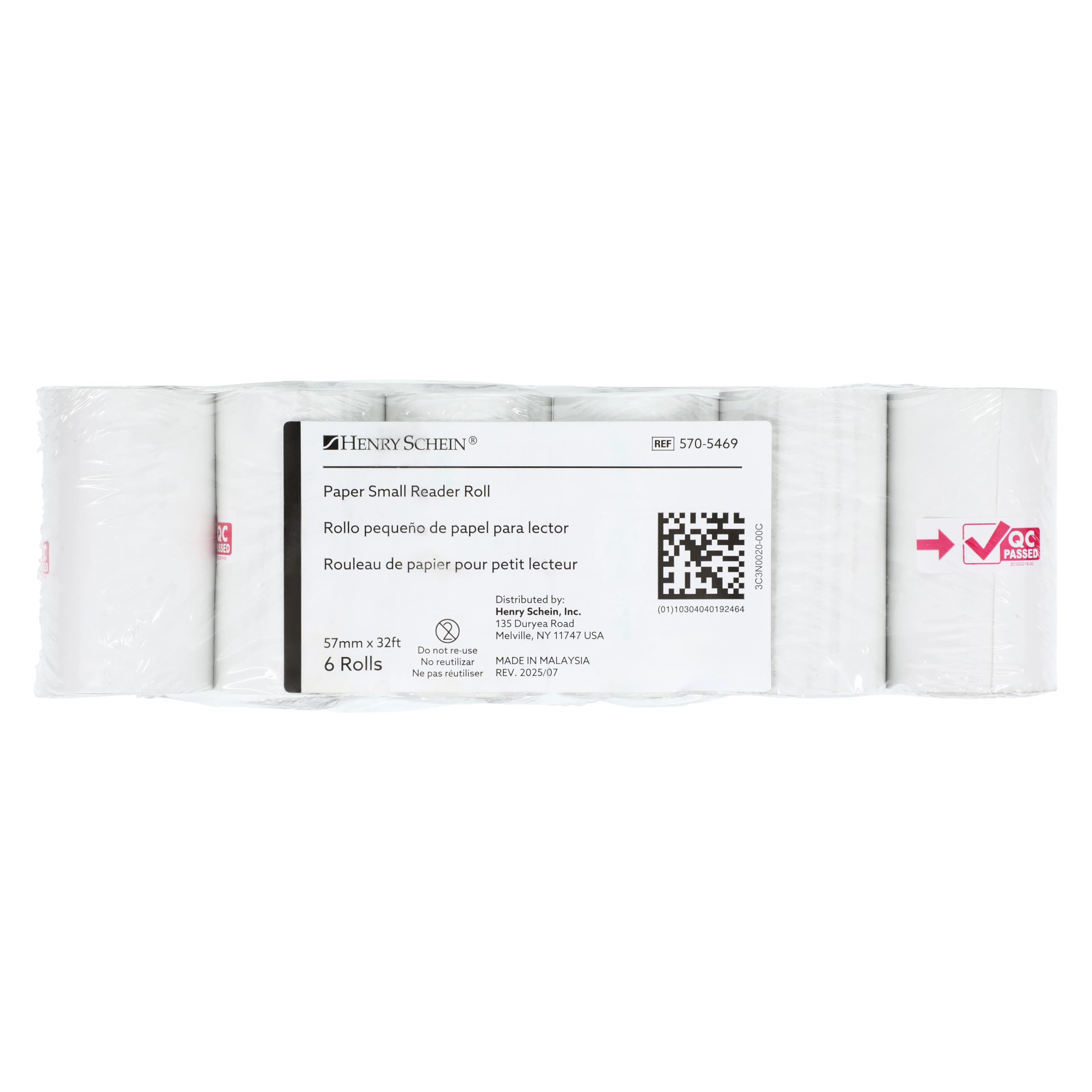 Urispec Reader Paper Roll, 57mm x 32ft, 6 Rolls/Package thumbnail 2
