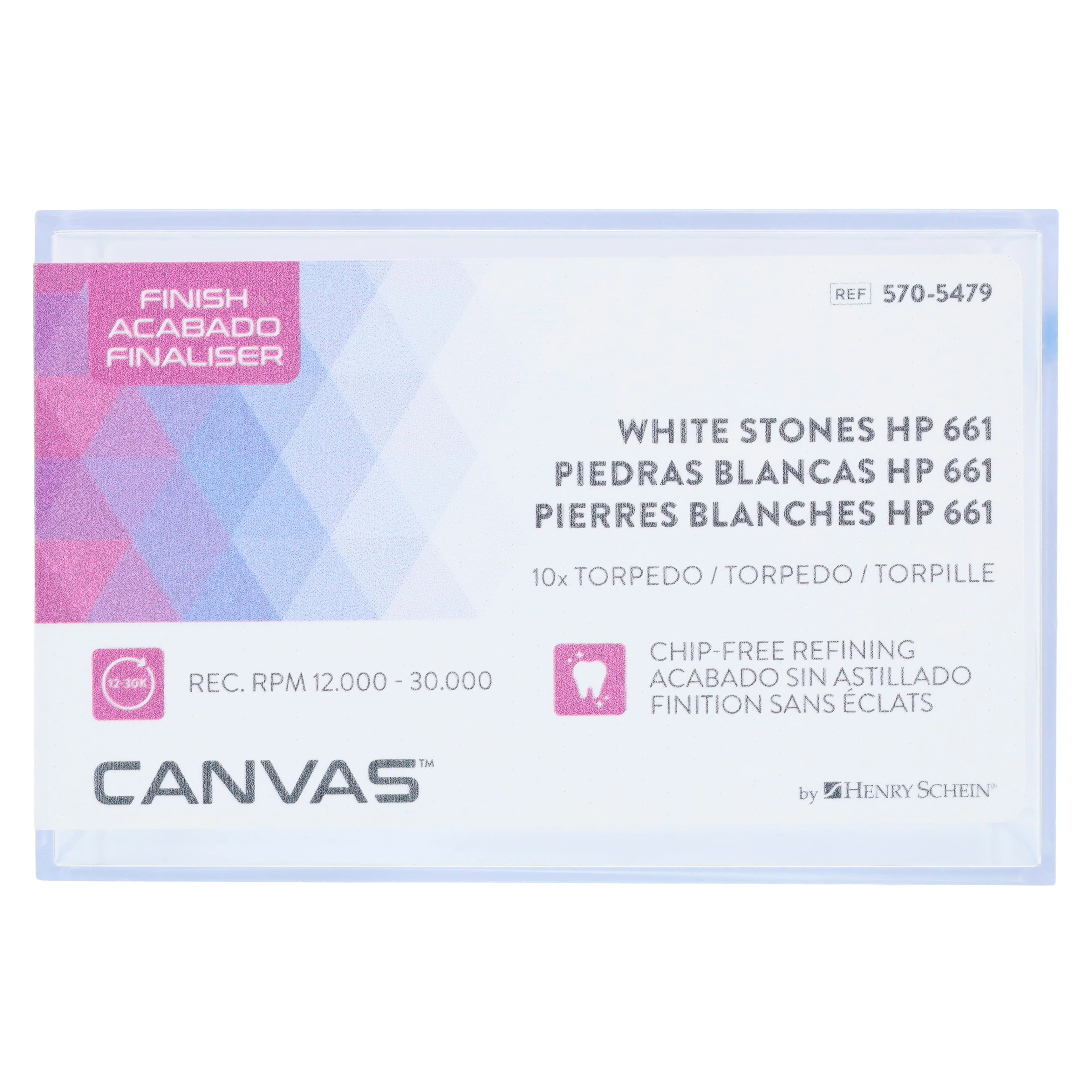 Canvas White Stones HP, Mounted, FL3, 10/Box thumbnail 4