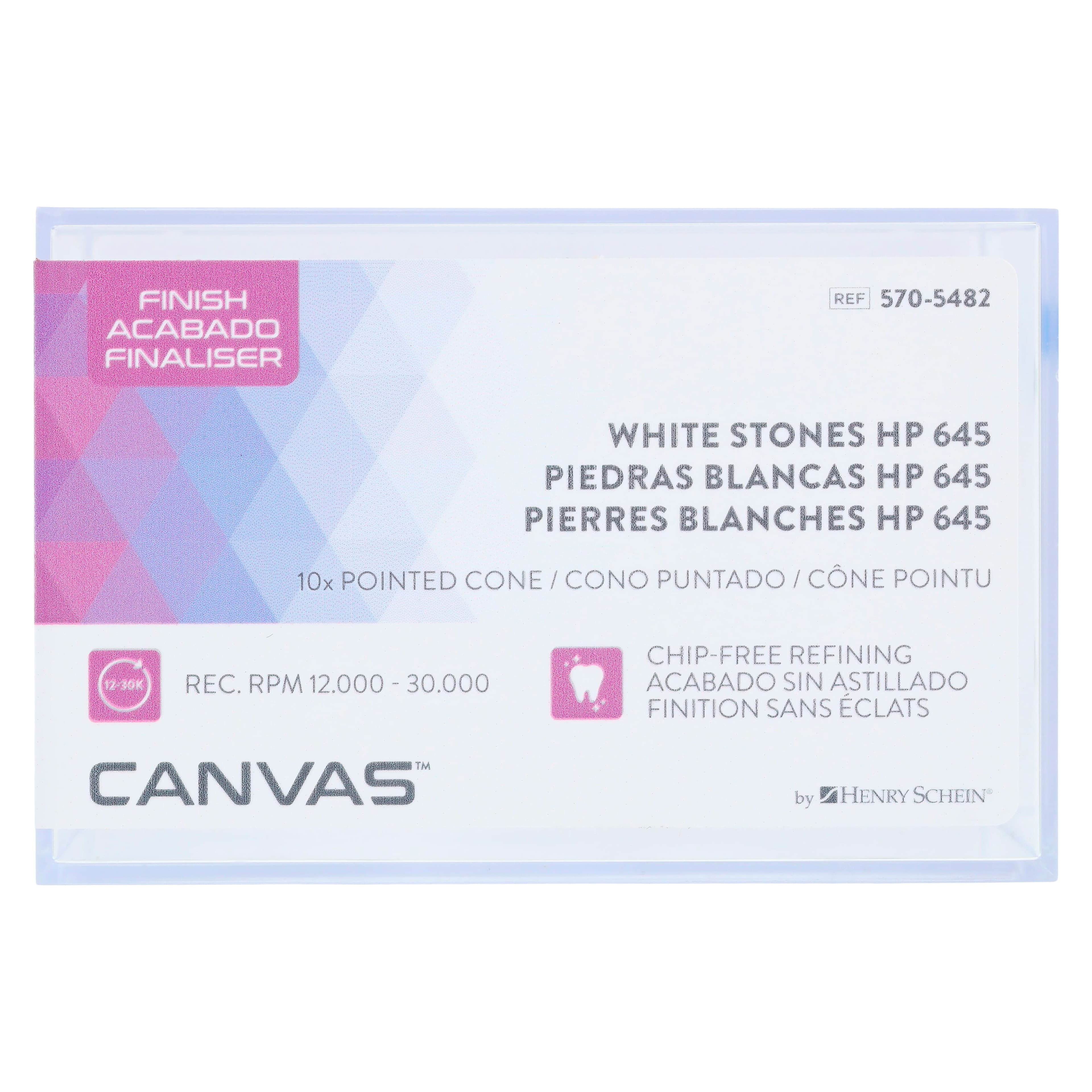 Canvas Dura-White Stones HP CN1, 10/Box thumbnail 3