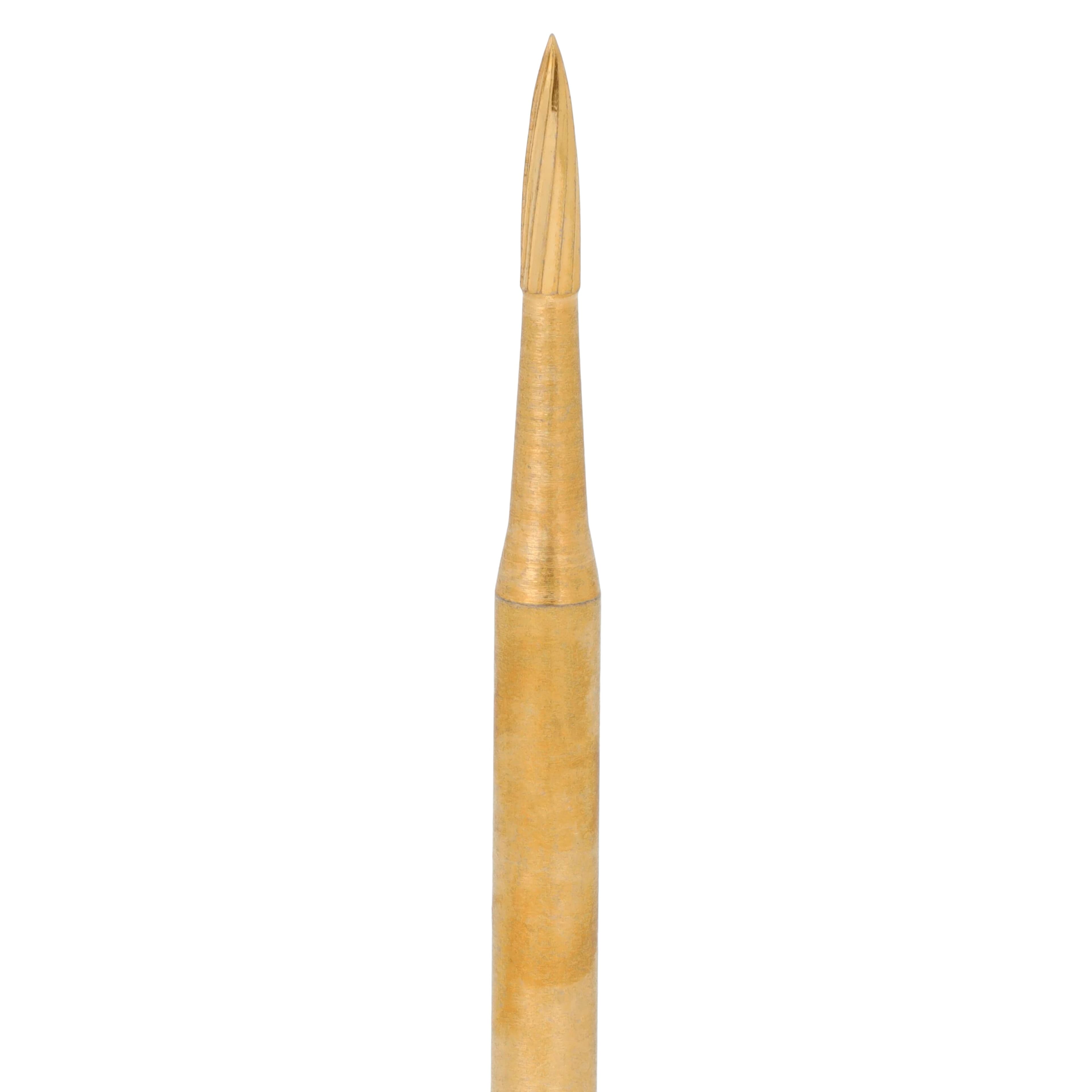 Carbide Bur T&F 12 Blade, Trimming & Finishing, Needle, Friction Grip 7901, 3.8 mm, 100/Pk thumbnail 2