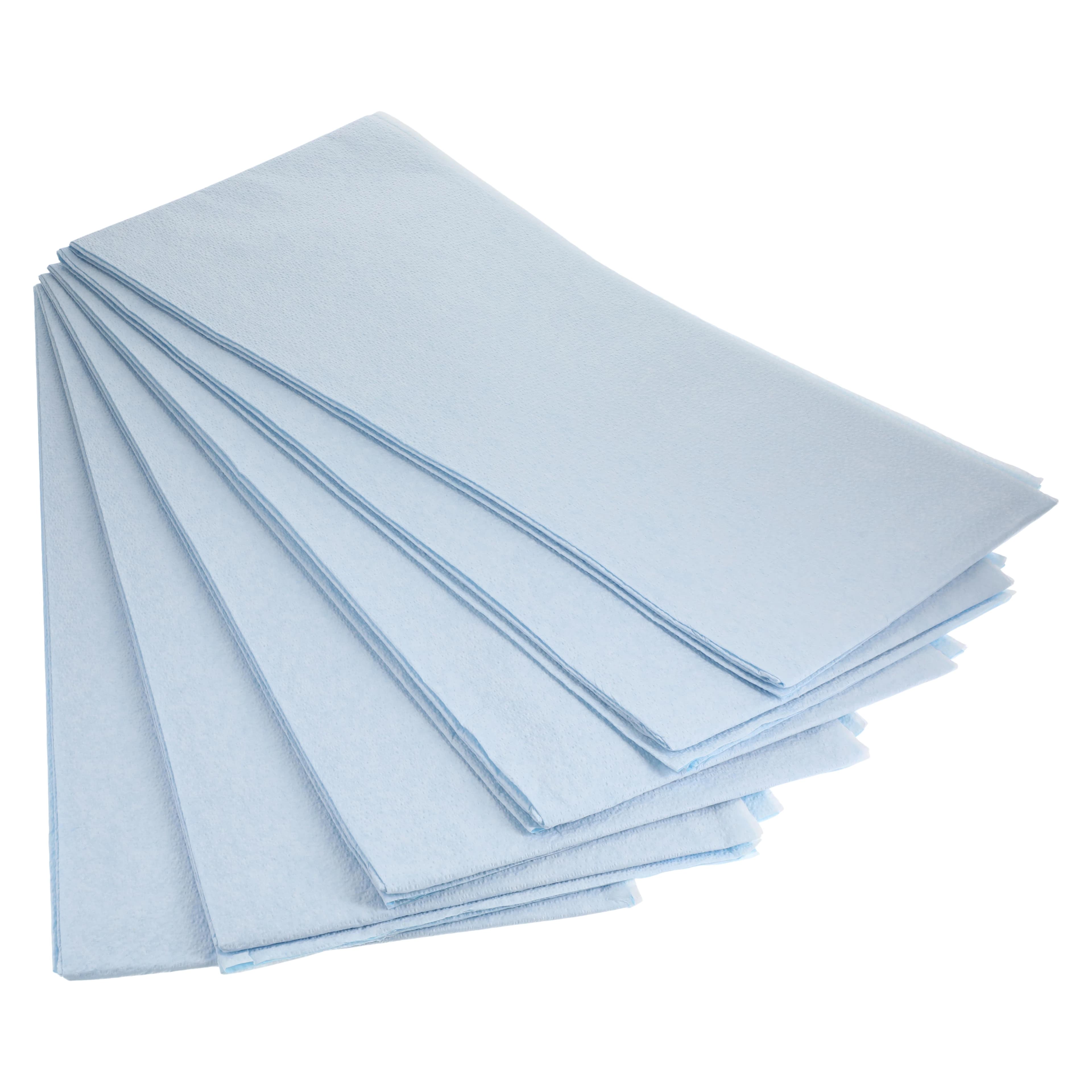 Henry Schein Stretcher Sheet, Tissue/Poly, Non-Sterile, 40 in x 90 in, Blue/White, 50/Case thumbnail 4