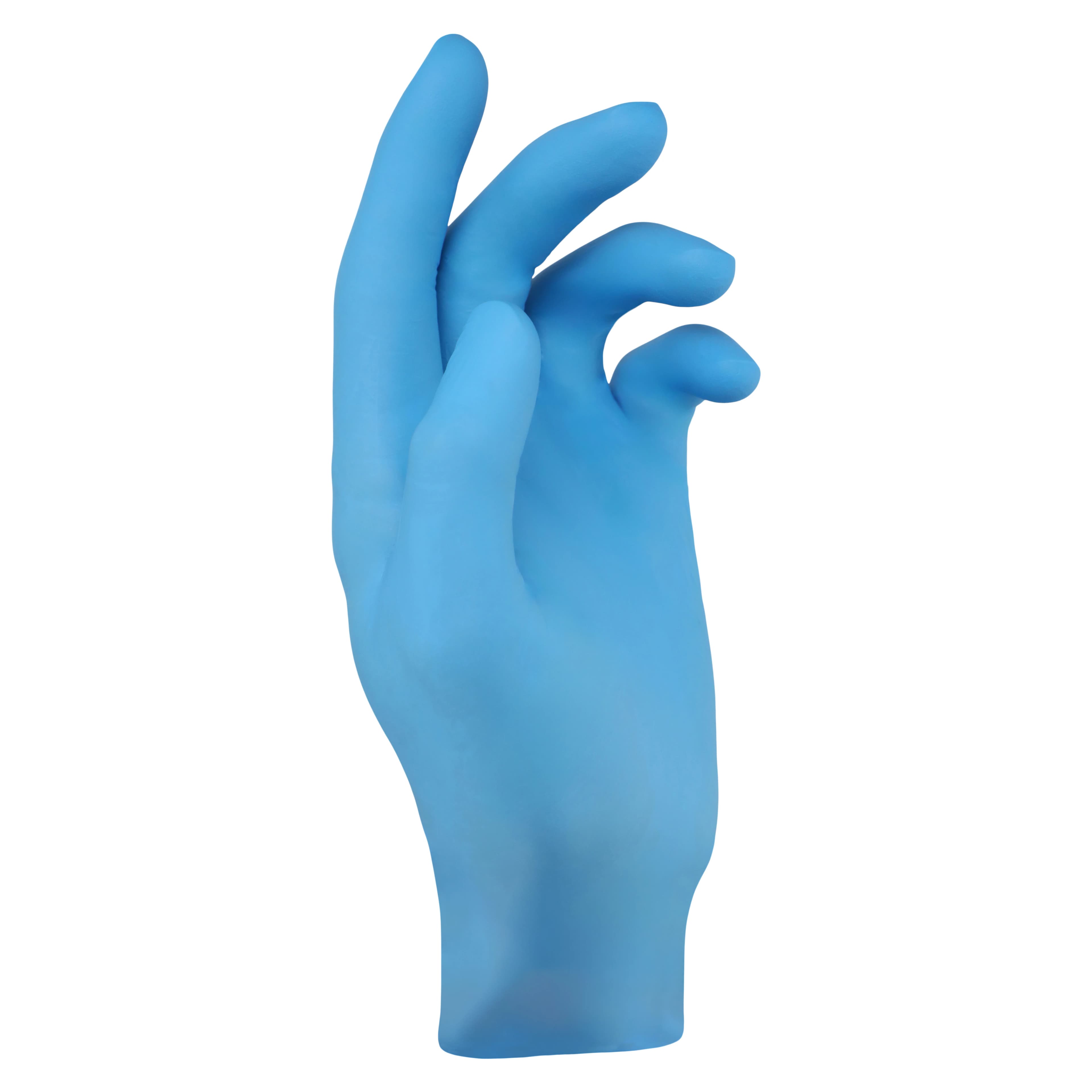 Essentials Healthcare Nitrile Exam Gloves, Small, Sky Blue, Non-Sterile, Powder-Free, 300/Box thumbnail 2