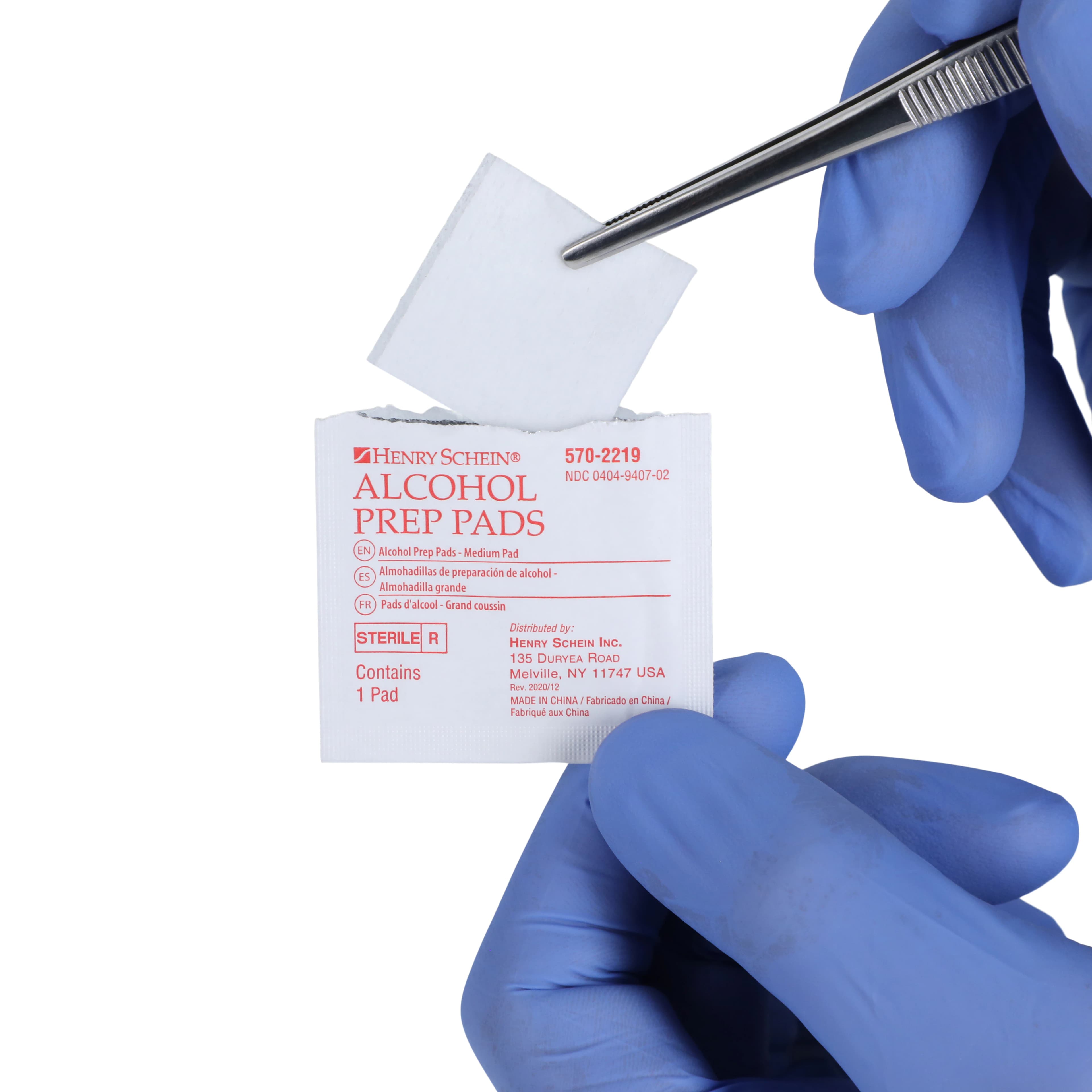 Henry Schein Alcohol Prep Pads, Medium, Sterile, 70% Isopropyl Alcohol, 30x30mm thumbnail 4