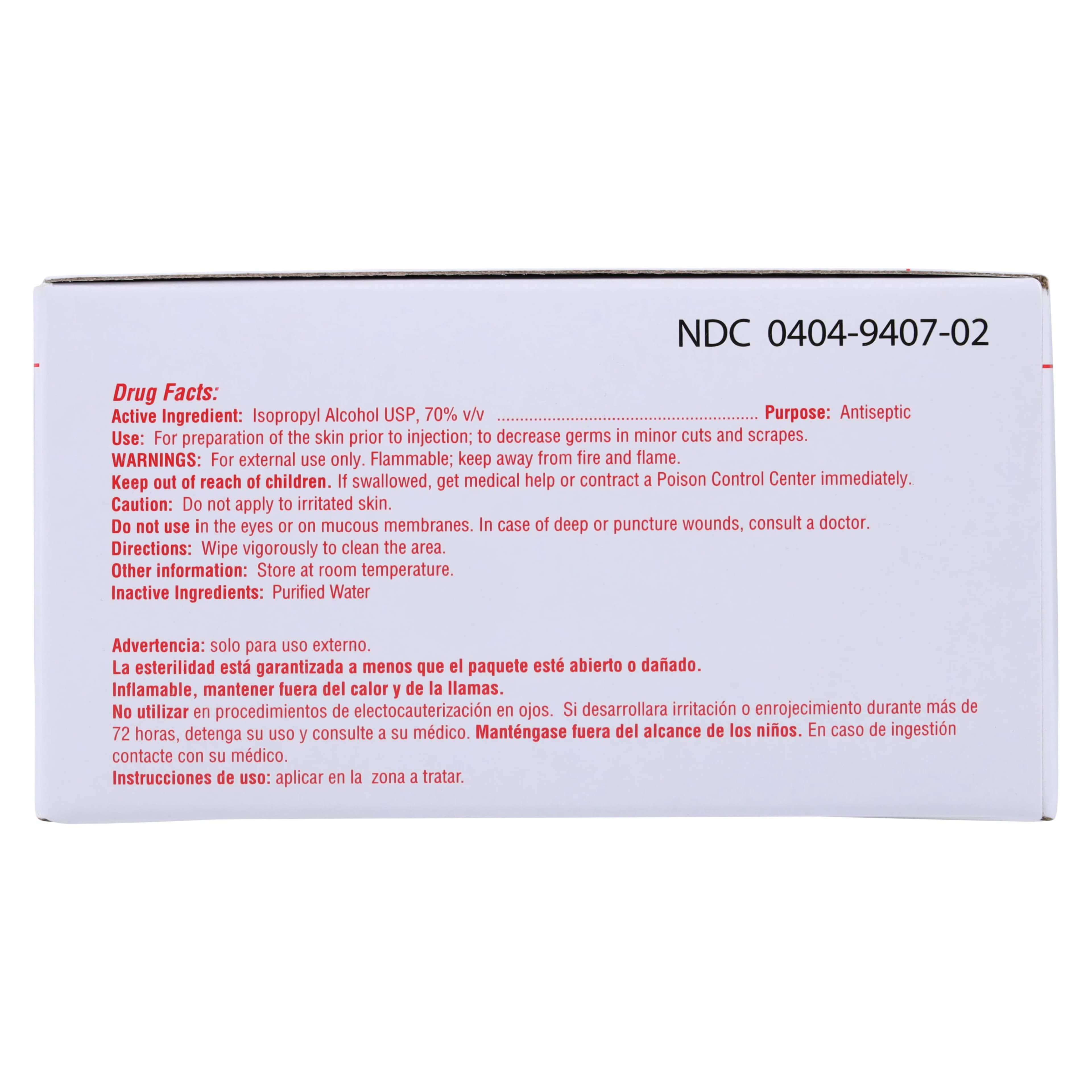 Henry Schein Alcohol Prep Pads, Medium, Sterile, 70% Isopropyl Alcohol, 30x30mm thumbnail 5