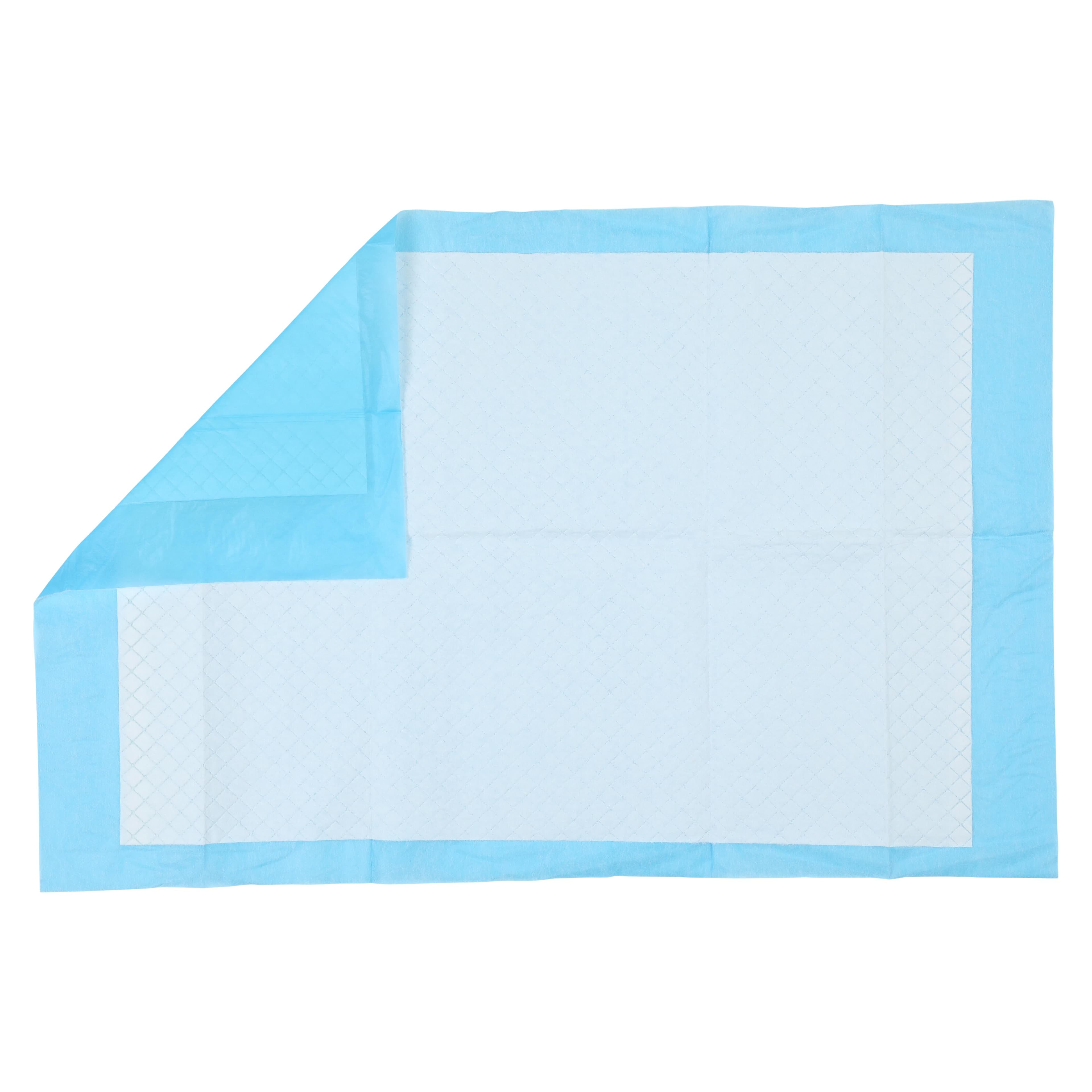 Henry Schein Incontinence Underpad, 17" x 24", Heavy Absorbency, Fluff/Polymer Core, White/Blue, 300/Case thumbnail 4