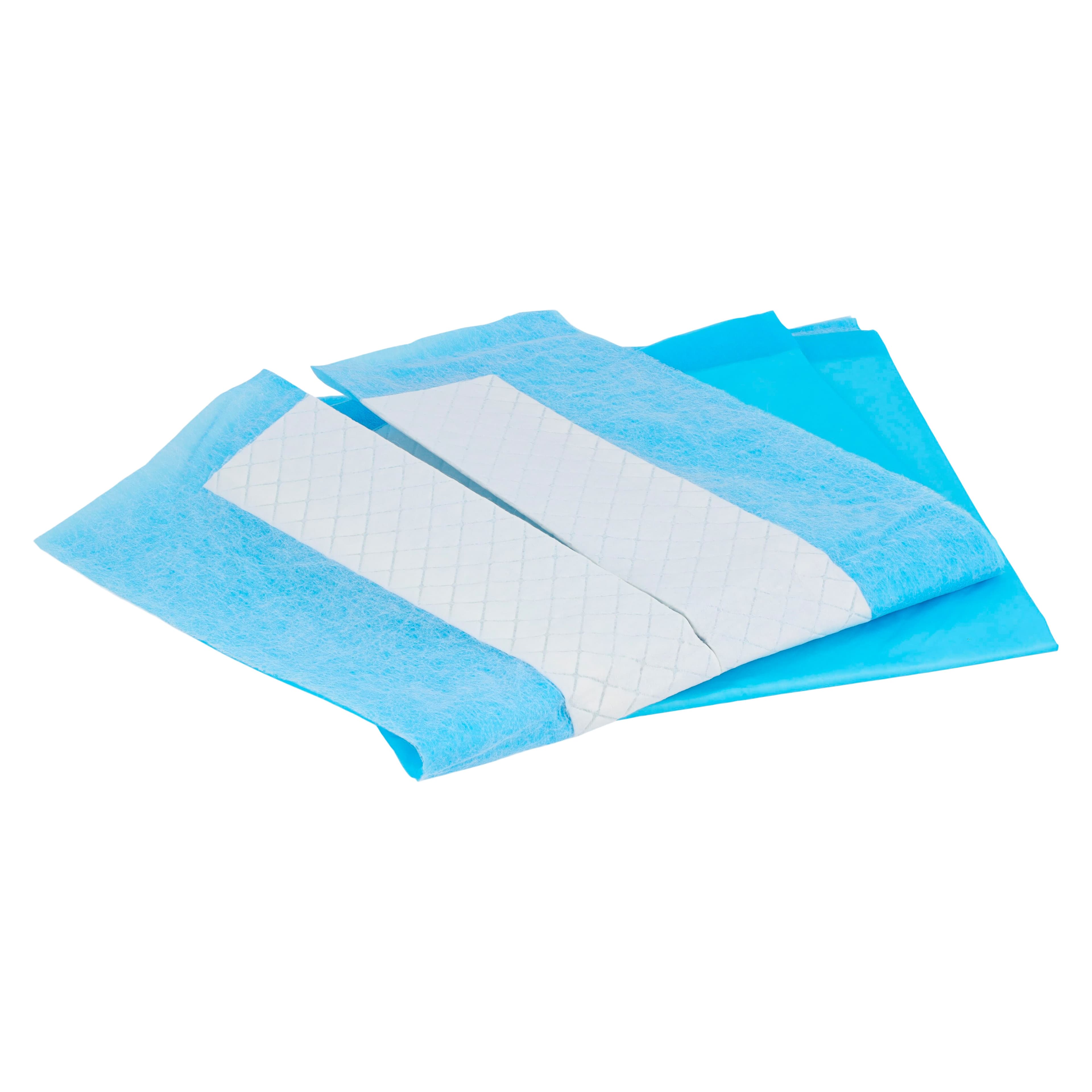 Henry Schein Incontinence Underpad, 17" x 24", Heavy Absorbency, Fluff/Polymer Core, White/Blue, 300/Case thumbnail 6