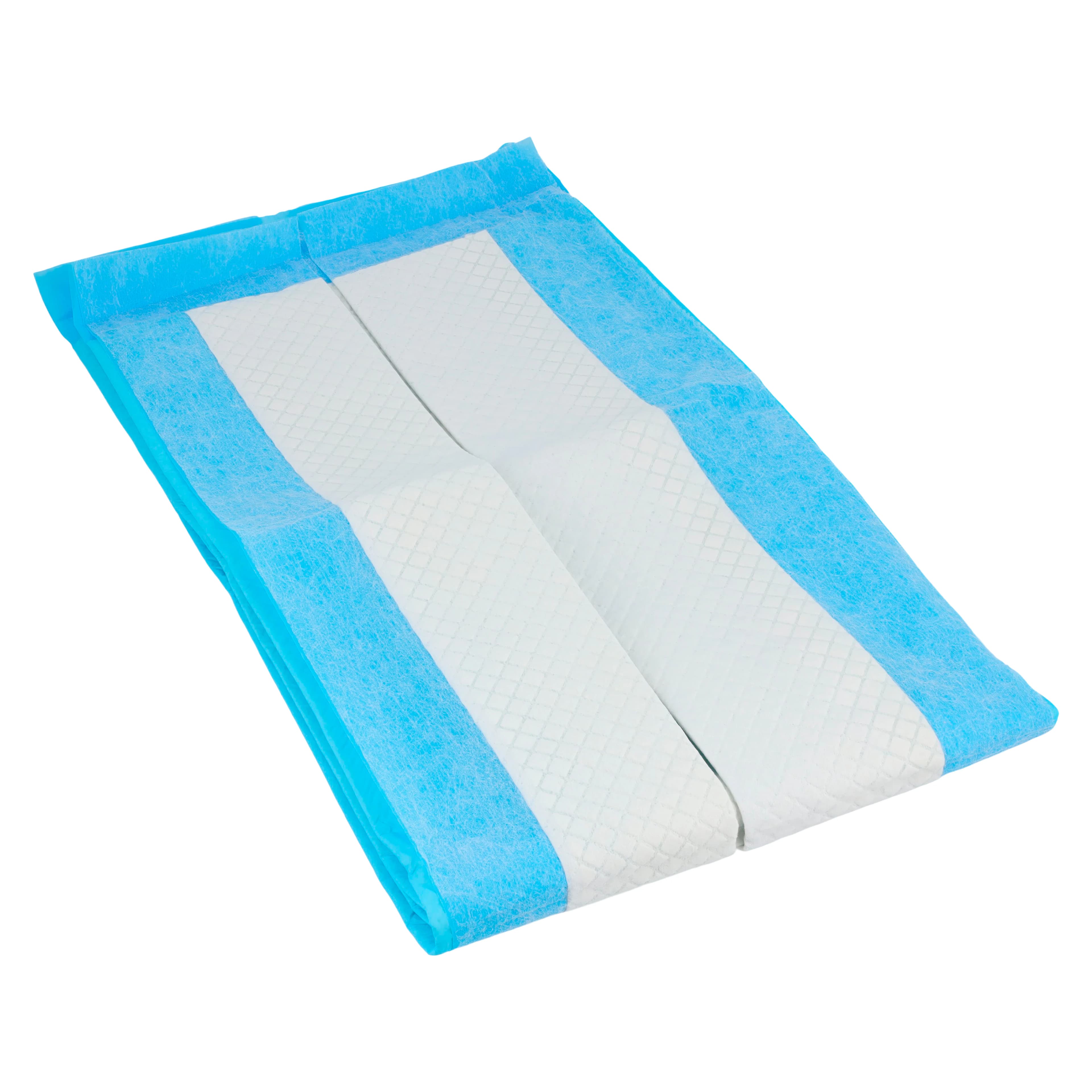 Henry Schein Incontinence Underpad, 30" x 36", Heavy Absorbency, Fluff/Polymer Core, White/Blue, 100/Case thumbnail 3