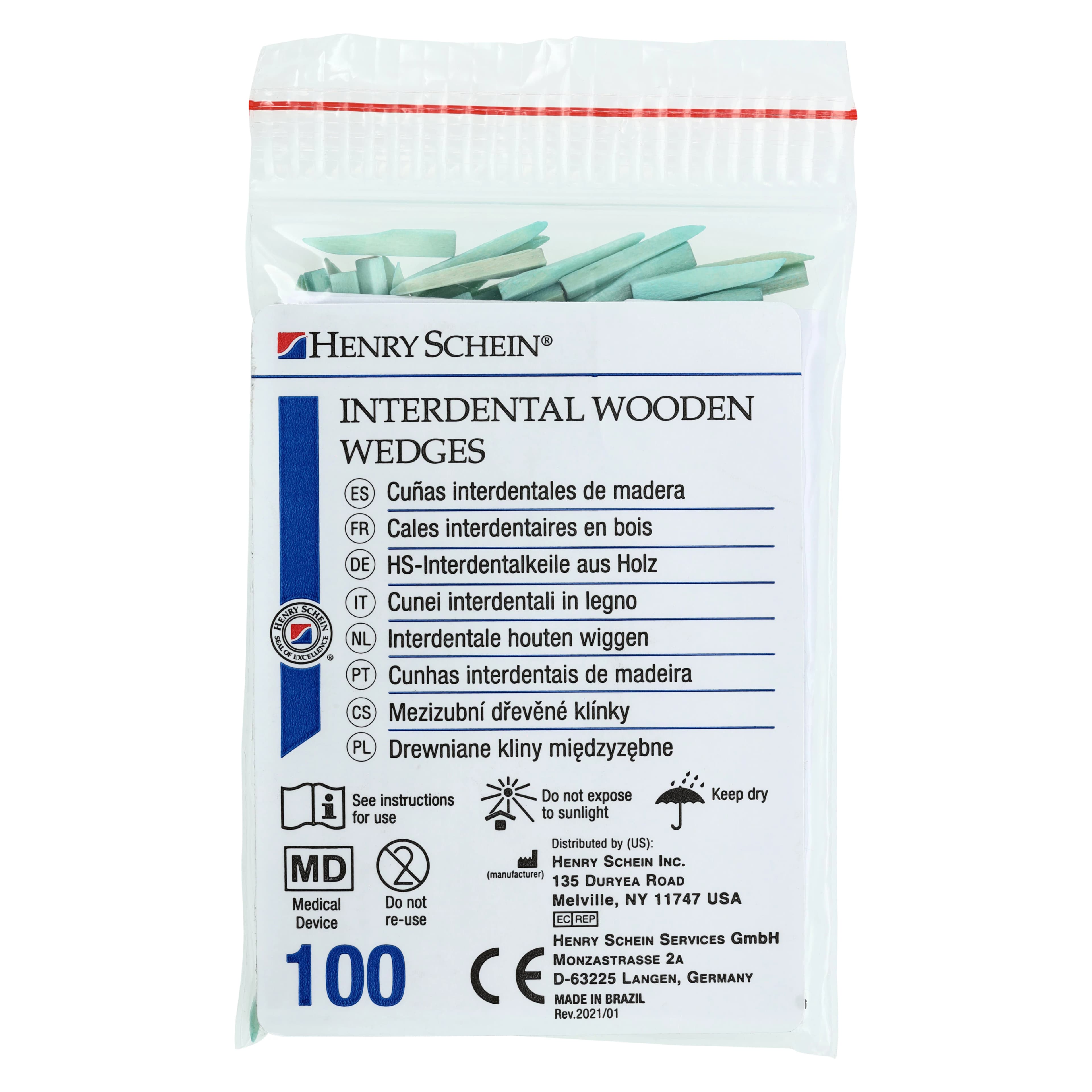Henry Schein Interdental Wedges, Thin/Mini, Refill, 100/Bag thumbnail 3