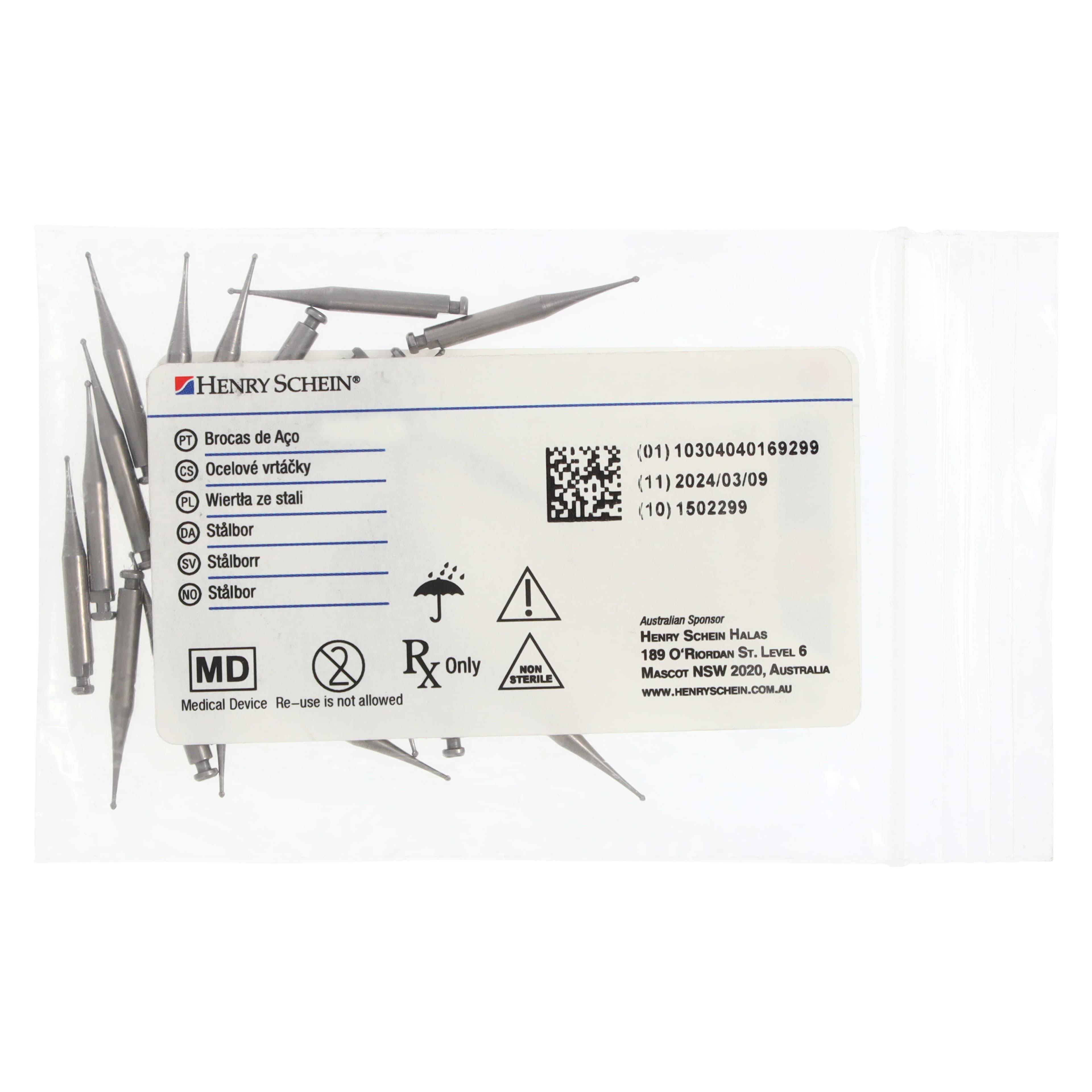 Steel Bur RA 1/2, Contra Angle Round, 001, 25/Pk thumbnail 5