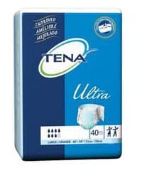 Tena Incontinence Brief, Unisex Adult, Large (48-59"), Moderate-Heavy Absorbency, Blue, Dry-Fast Dual Core, Disposable, 80/Case - Promise Briefs - Image 1