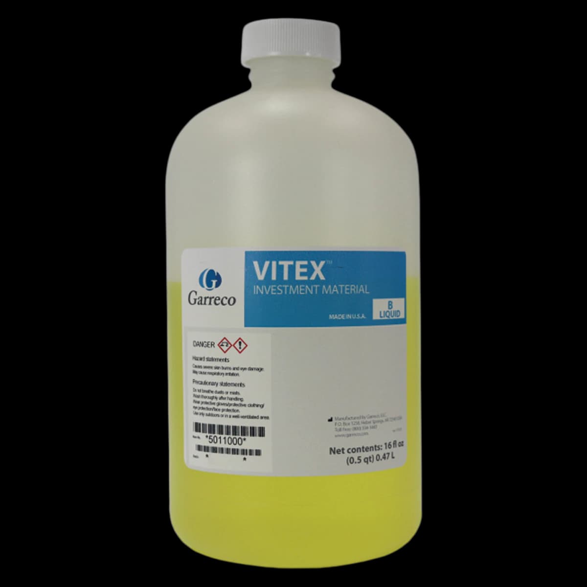 Vitex Investment "B" Liquid, Chrome Investment B, 16 oz Bottle - Vitex Investment "B" Liquid - Image 1