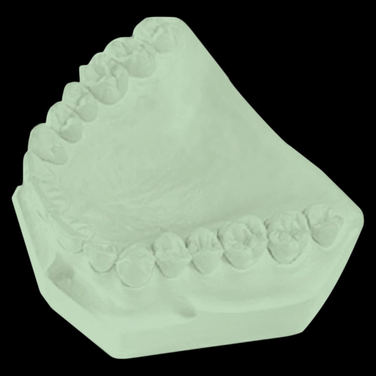 Pristine V Die Stone, Green, 25 lb - Pristine V Die Stone - Image 1