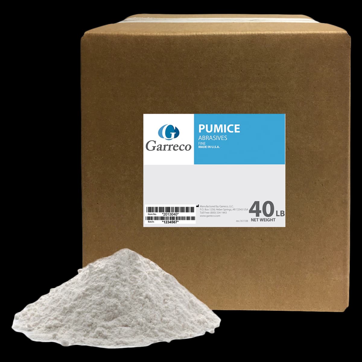 Garreco Pumice, Fine Grade, 40 lb - Pumice - Image 1