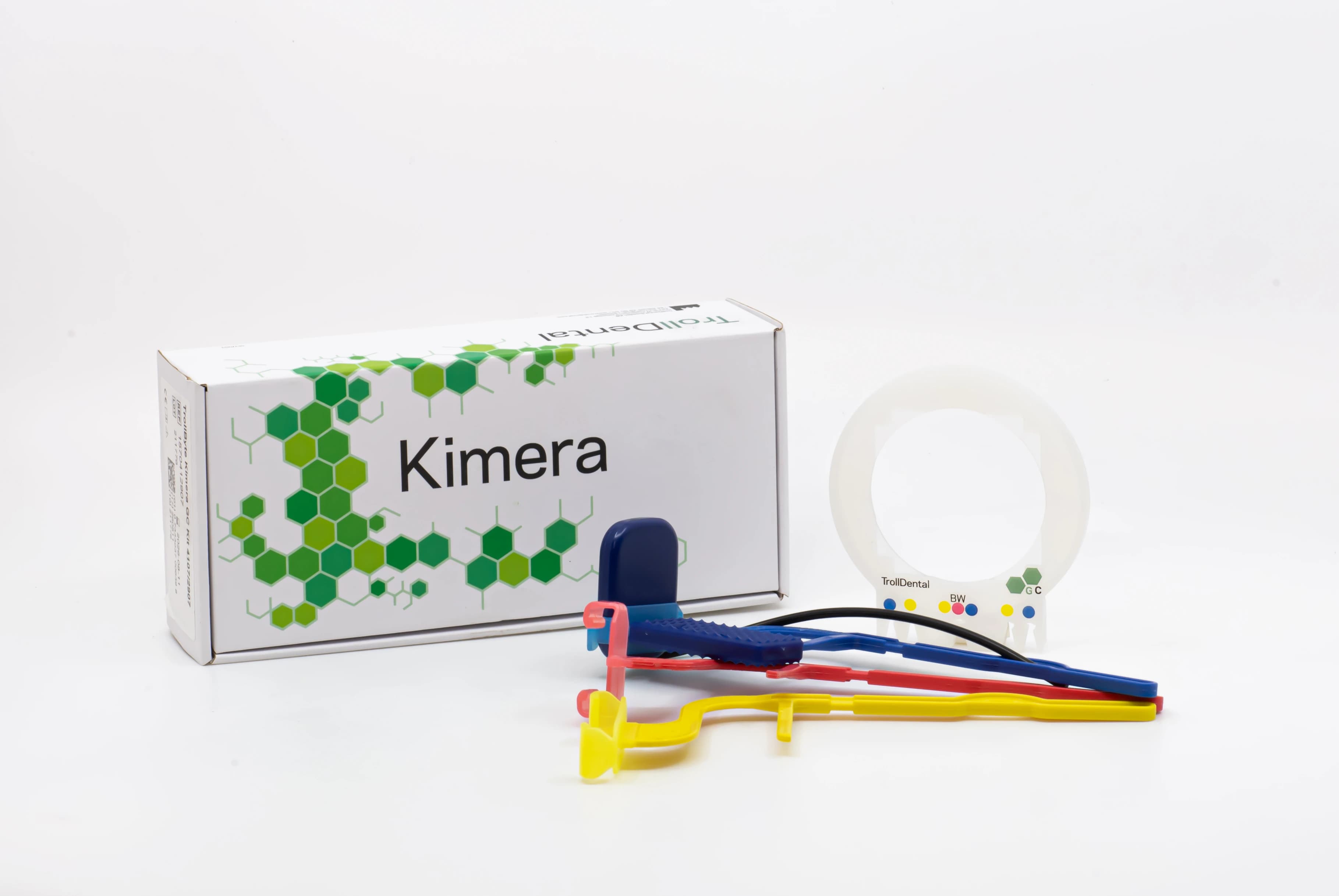 TrollByte Kimera Bio Digital Sensor Holder Starter Kit 3707/2607, Autoclavable, Full FMX, Carestream/Kodak RVG Compatible, Box of 3 - TrollByte Kimera Bio Kit 3707/2607 Box of 3 - Image 1
