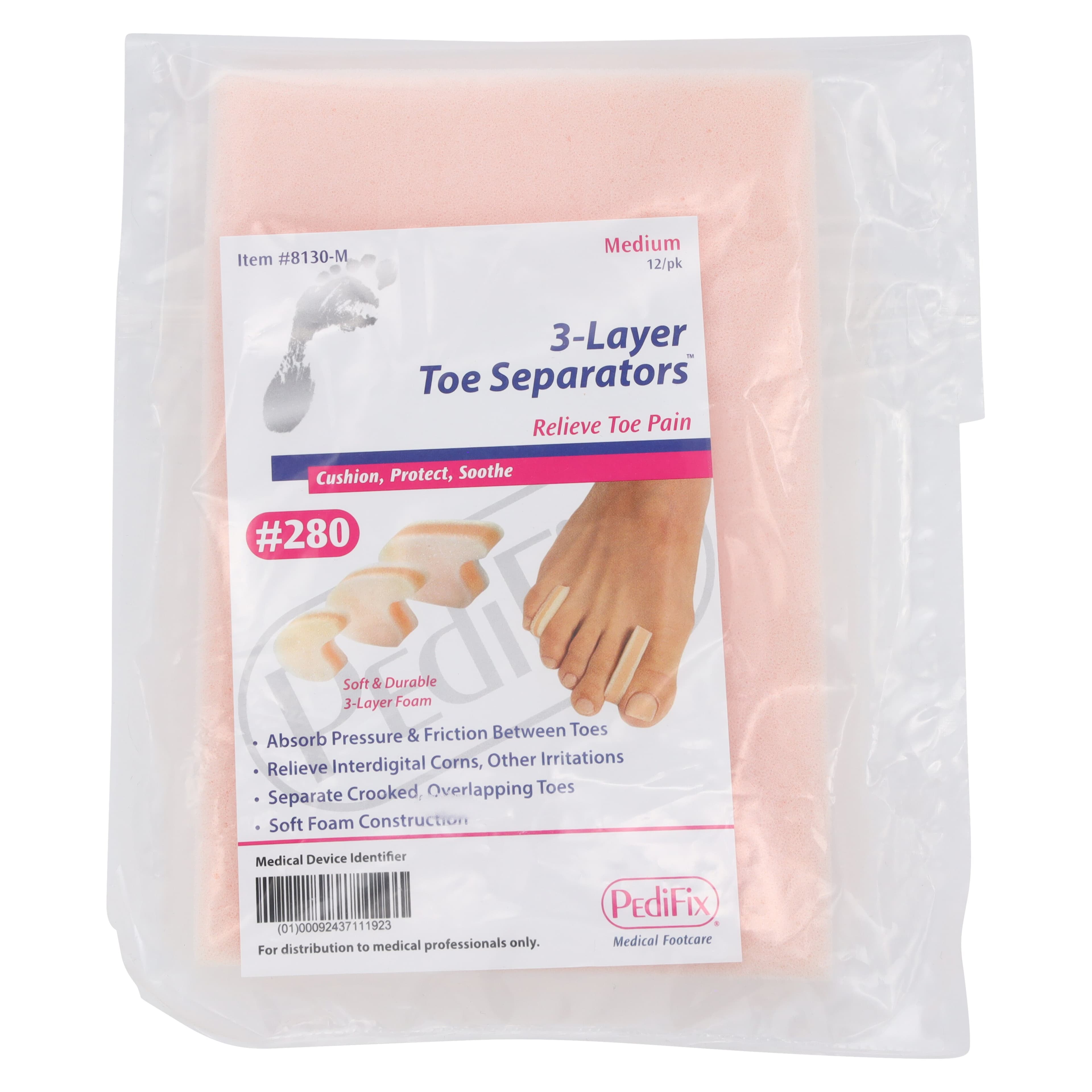 Pedifix Toe Separator, Polyfoam, Medium thumbnail 2