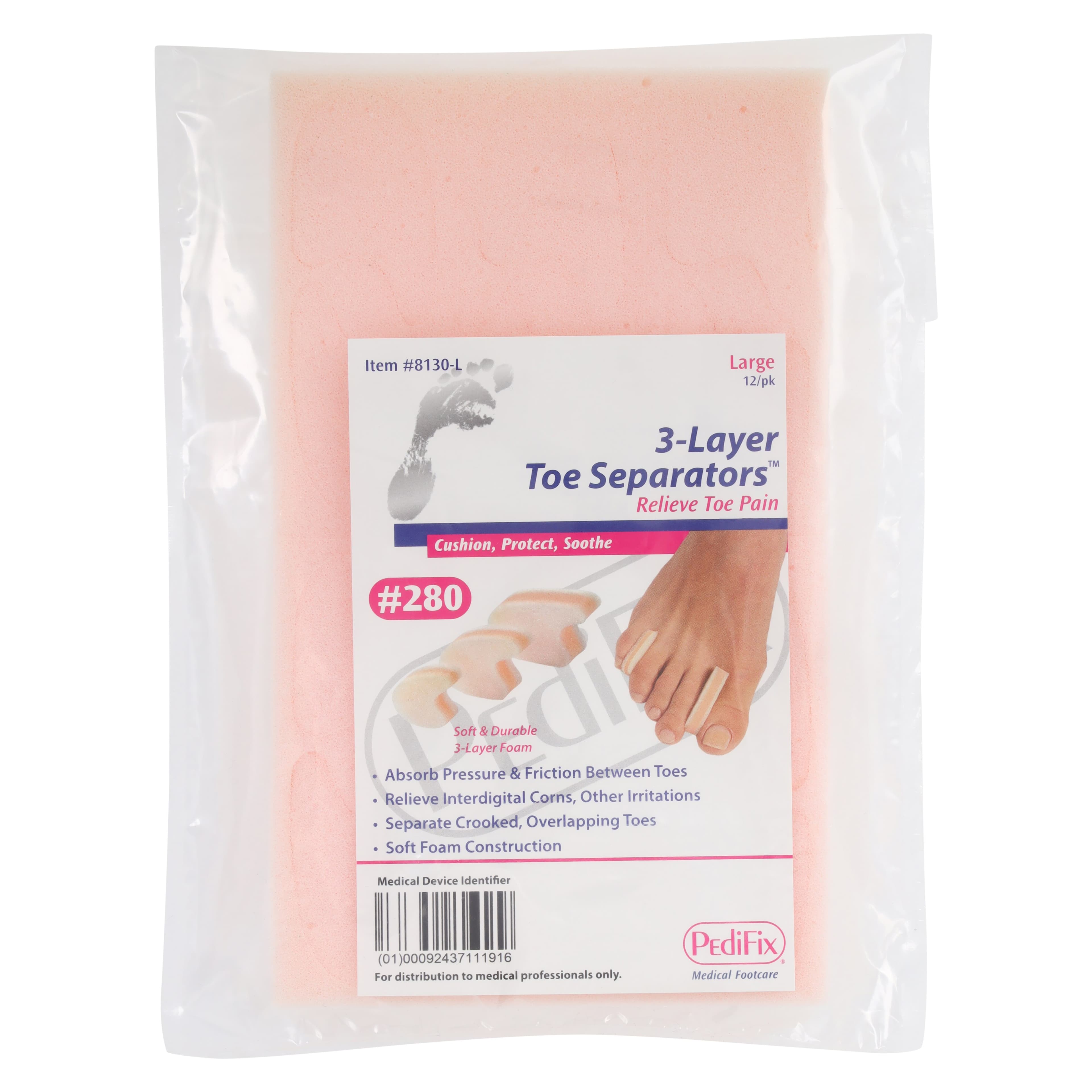 Pedifix Toe Separator, Polyfoam, Large thumbnail 2