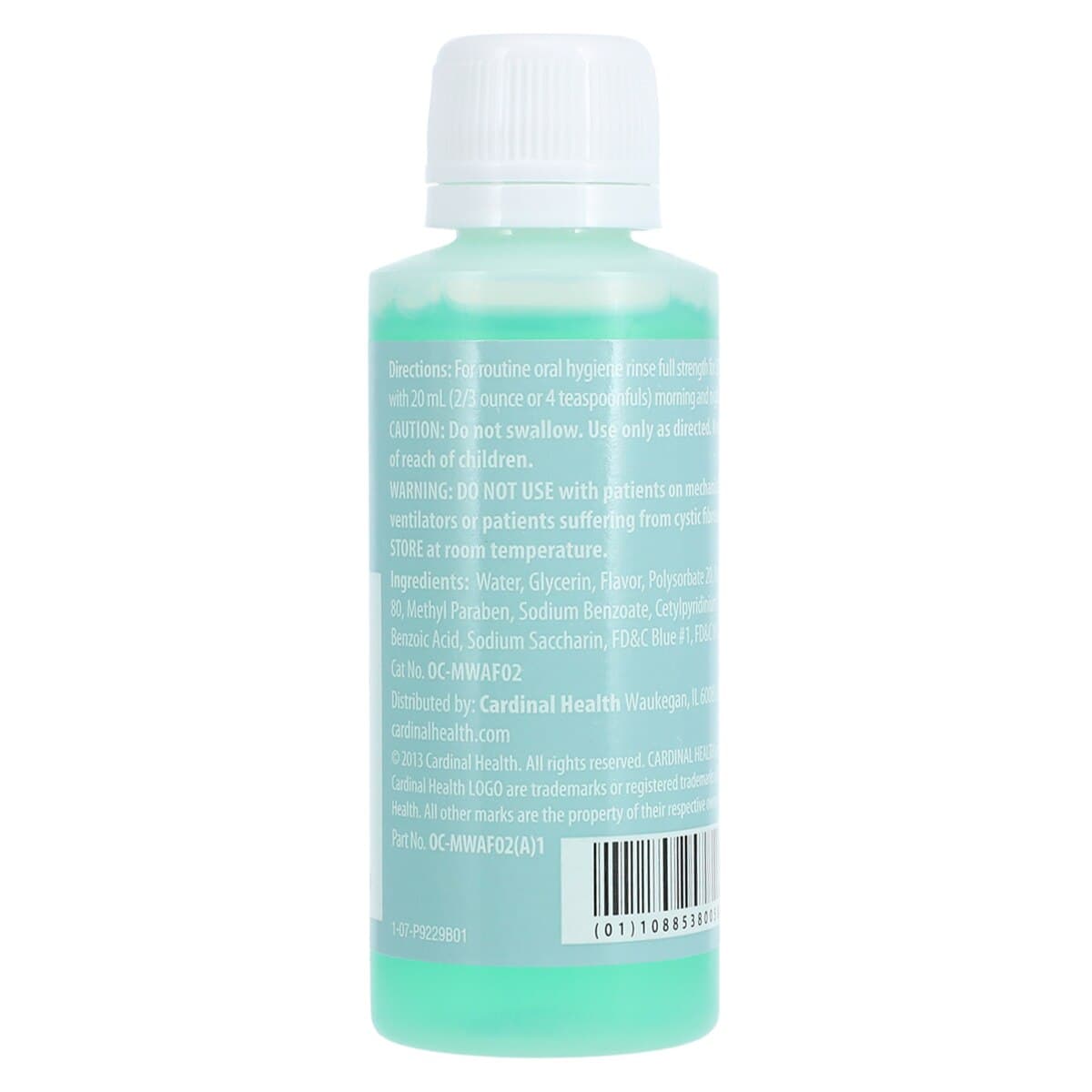 Cardinal Health Alcohol-Free Mint Mouthwash, 2 oz, 96/Case thumbnail 3