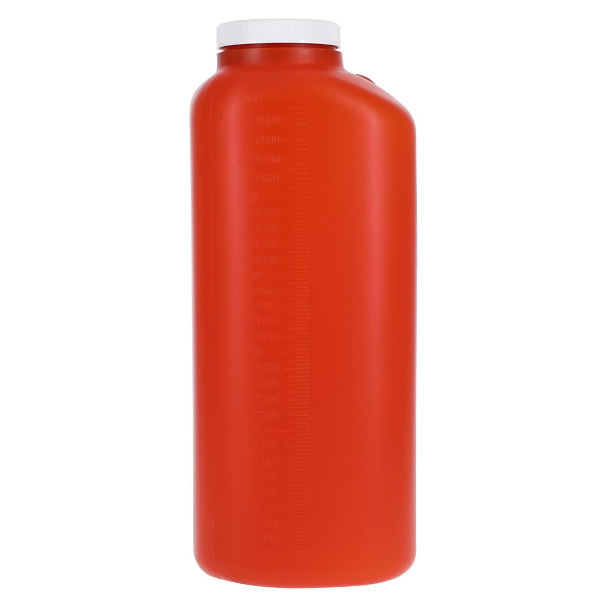 Cardinal Health 24-Hour Urine Specimen Container, 3000mL, Amber Plastic, Screw Cap with Handle/Gasket, Non-Sterile, 40/Case thumbnail 2
