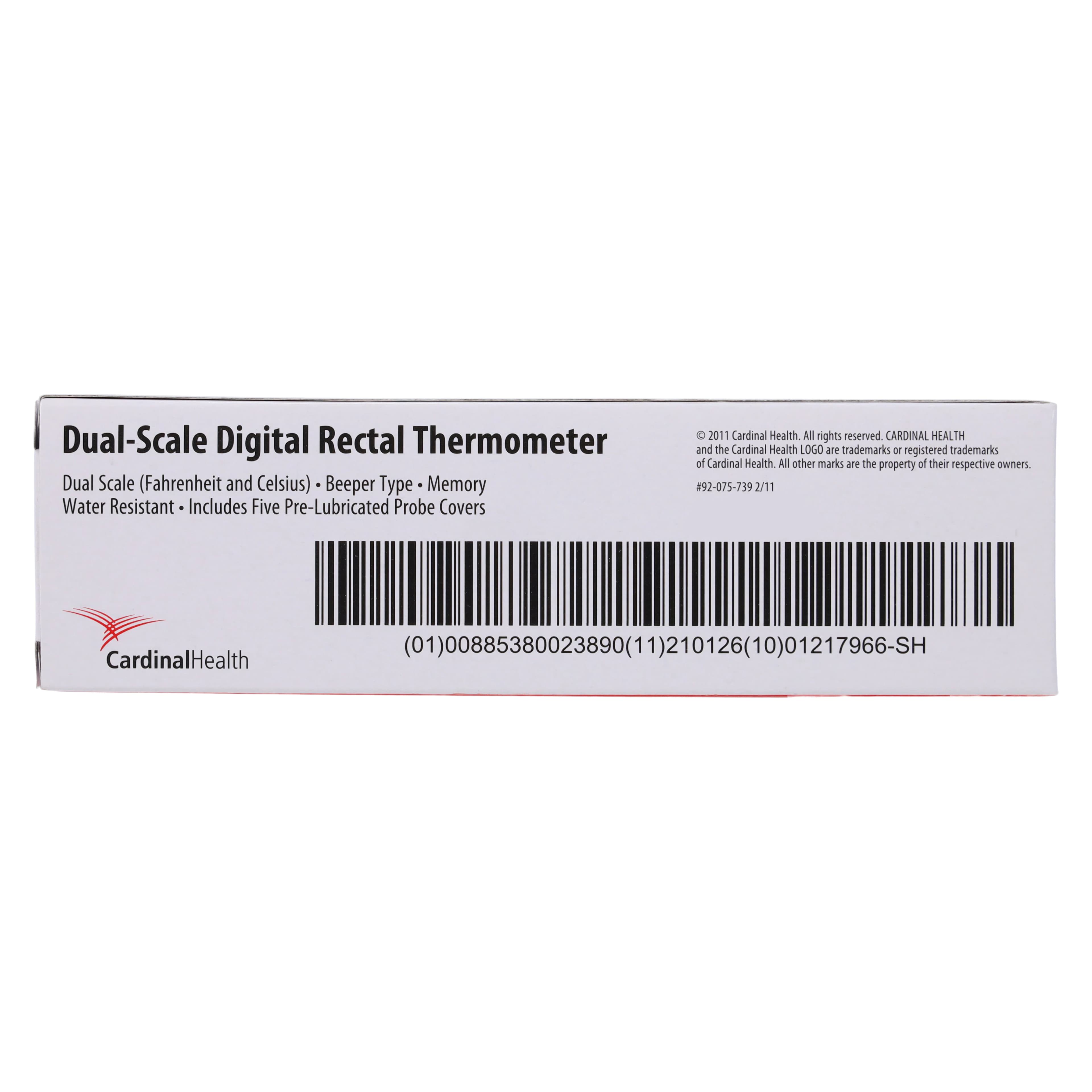 Cardinal Health Fever Thermometer, Dual Scale, Cleanable, 12/Box thumbnail 7