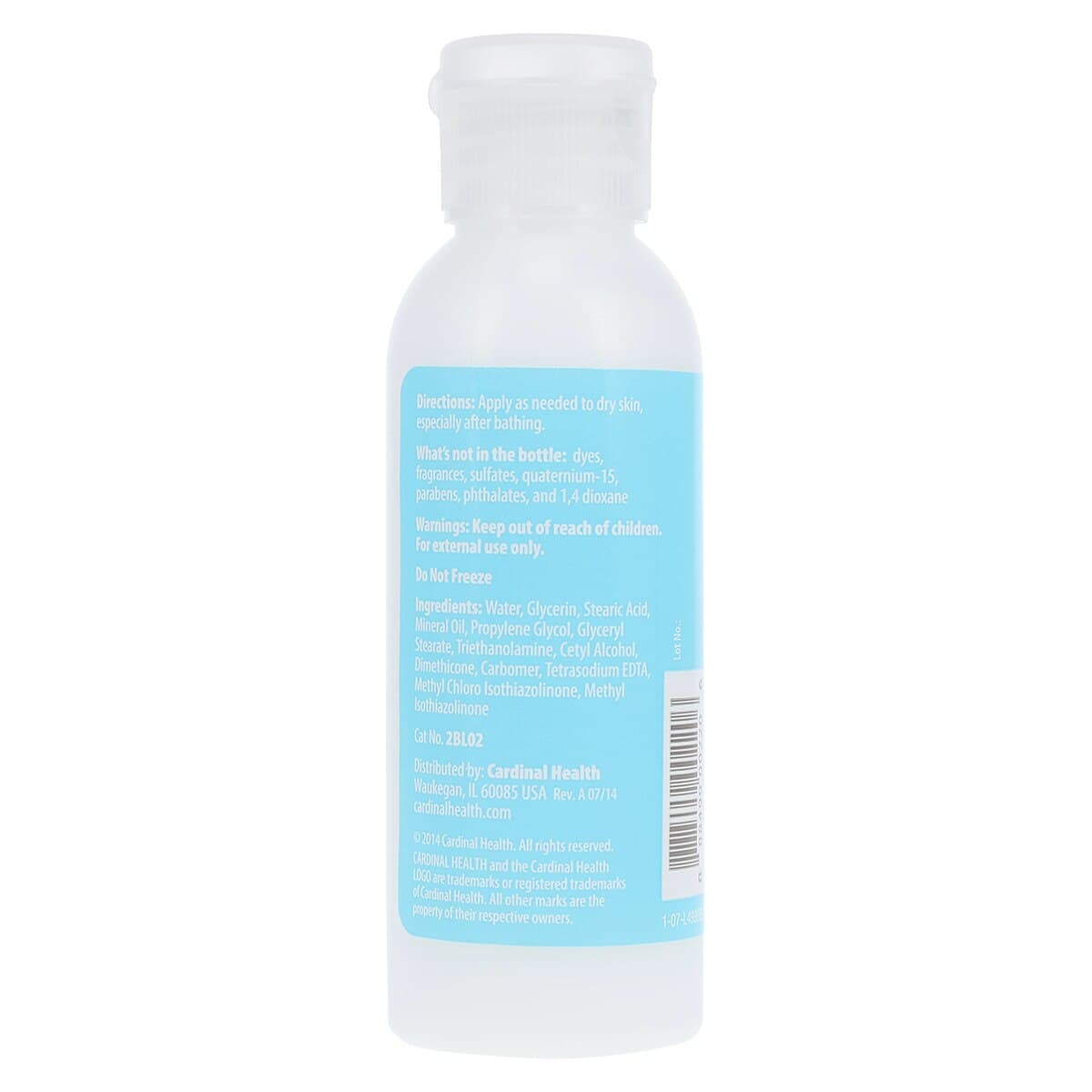 Cardinal Health Baby Lotion, Fragrance Free & Dye Free, 2 oz Bottle, 144/Case thumbnail 2