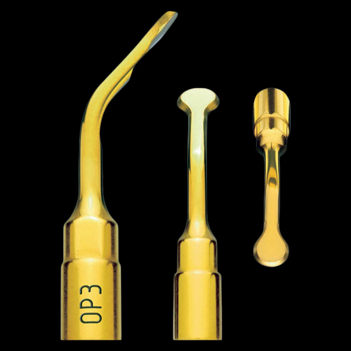 OP3 Piezo Insert, Osteoplasty Tip, Titanium Nitride Coated, Mectron - OP3 Piezo Insert - Image 1