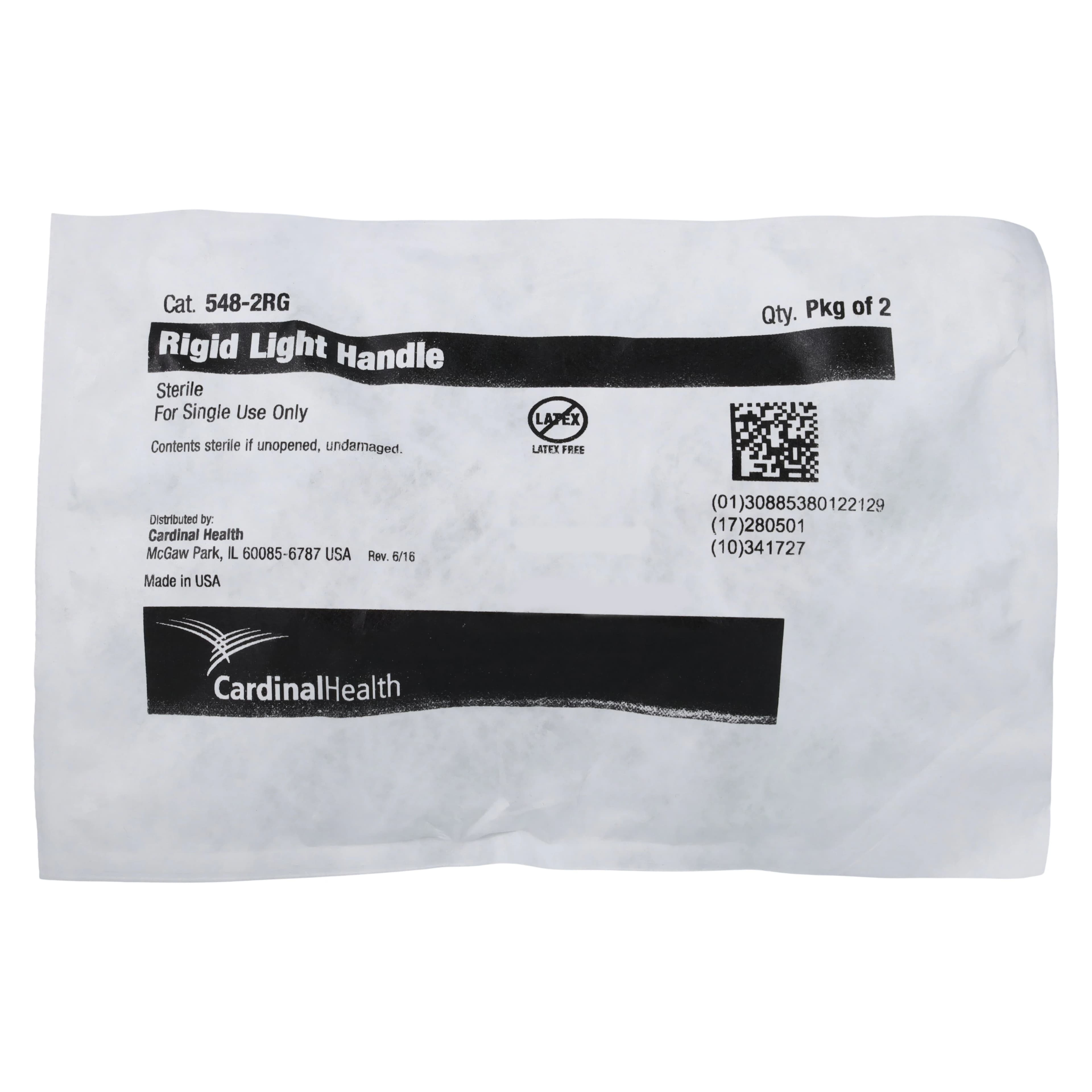 Cardinal Health Rigid Light Handle Cover, Green, 2/Pack - Handle Light Rigid 2Ea/Pk Gren - Image 1