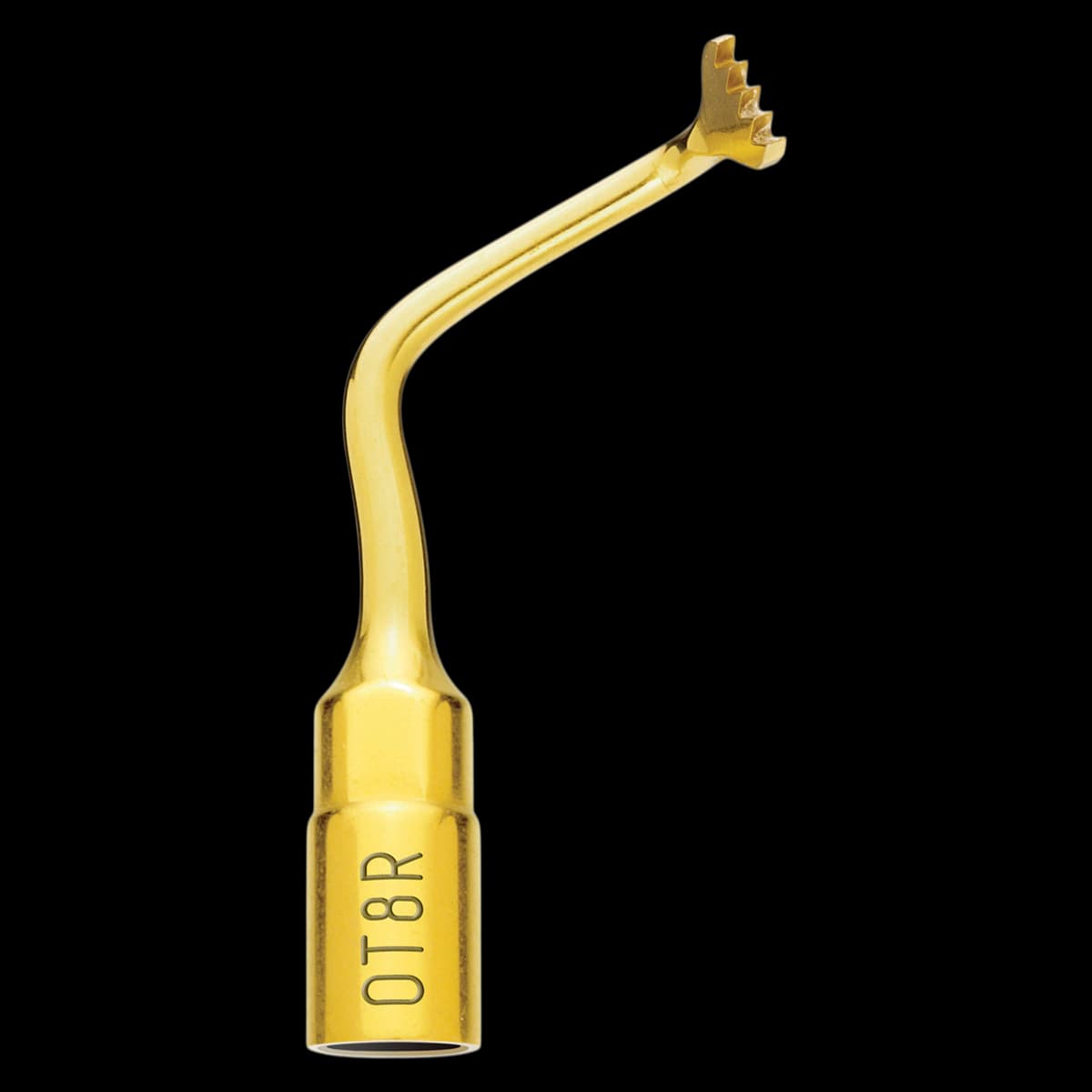 Mectron OT8R Piezo Insert, Right Angled Micro-Saw, 0.6 mm, Titanium Nitride Coated, 03370012 - OT8R Piezo Insert - Image 1