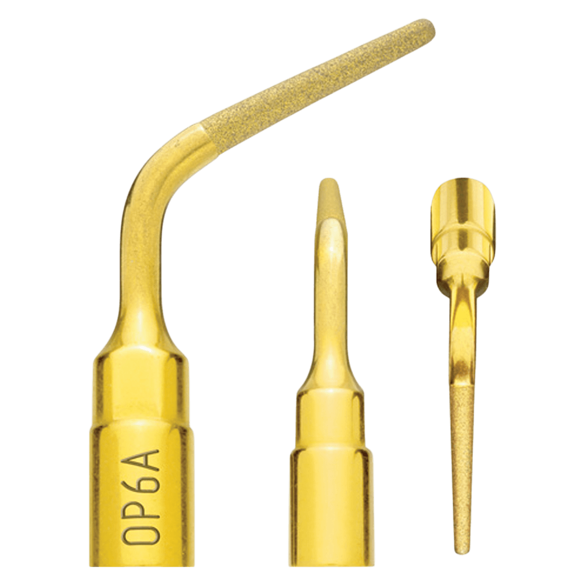 Micro Root Preparation OP6A Piezo Insert, Titanium Nitride Coated, 30 µm Diamond Grain - Micro Root Preparation OP6A - Image 1