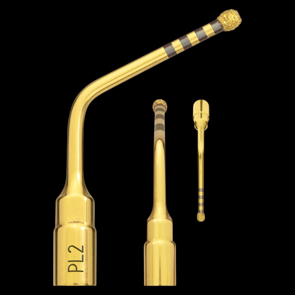 Mectron Piezo Tip PL2 Osteoplasty/Osteotomy, Titanium Nitride Coated, Each - Osteoplasty and Osteotomy PL2 - Image 1
