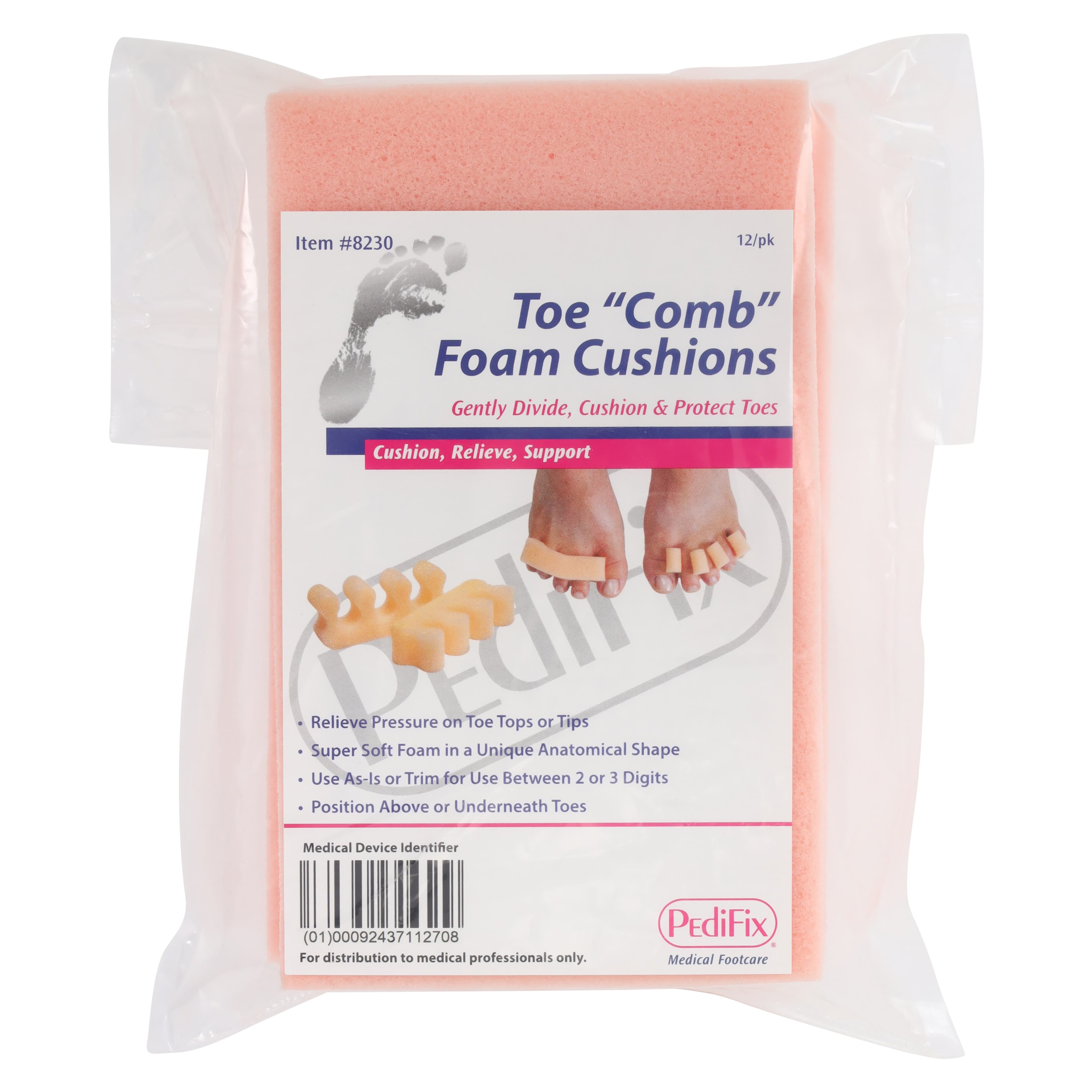 Pedifix Toe Separator Comb, Polyfoam, One Size thumbnail 3