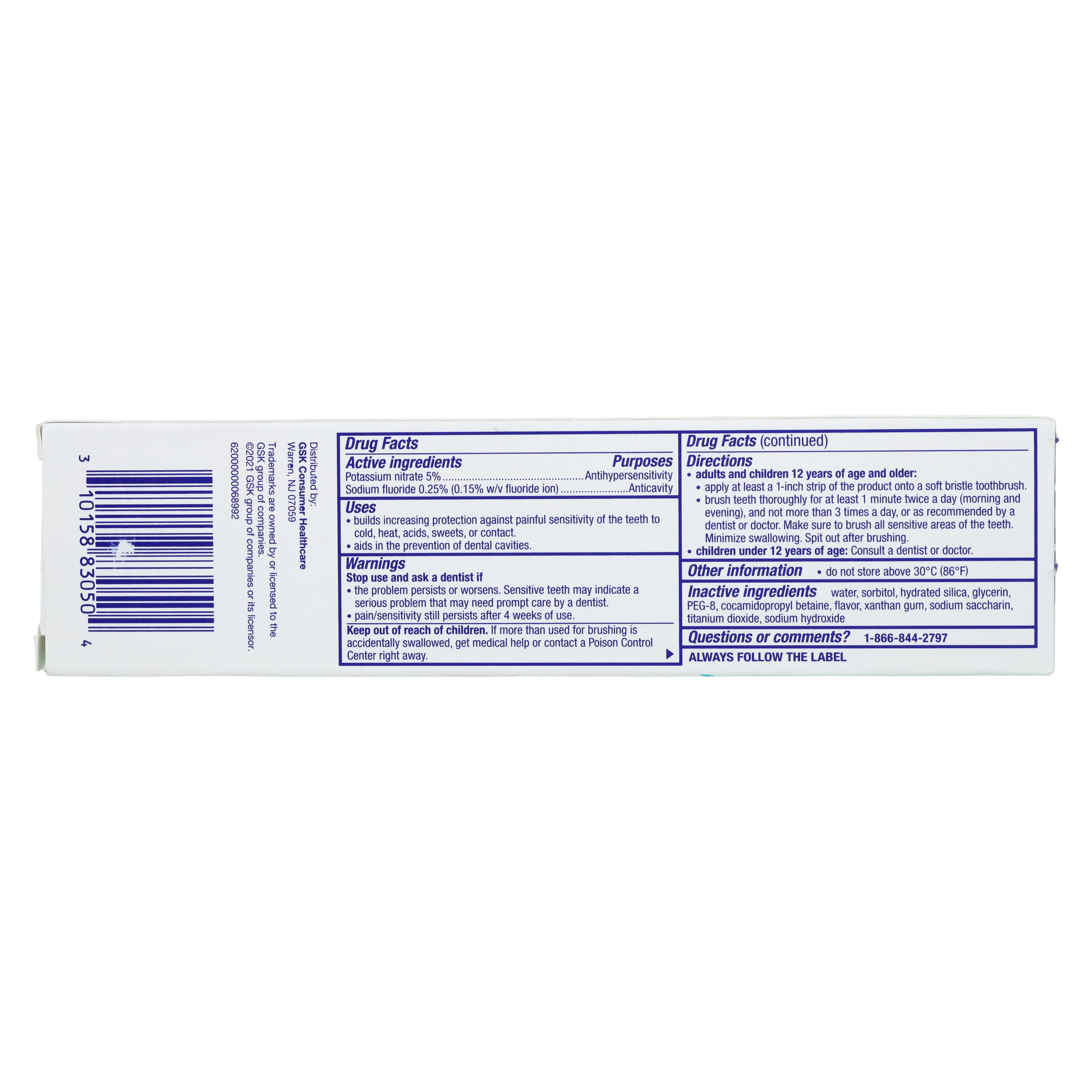 Sensodyne ProNamel Mint Essence Daily Protection Enamel Toothpaste, 4oz Tube, 12/Box thumbnail 7