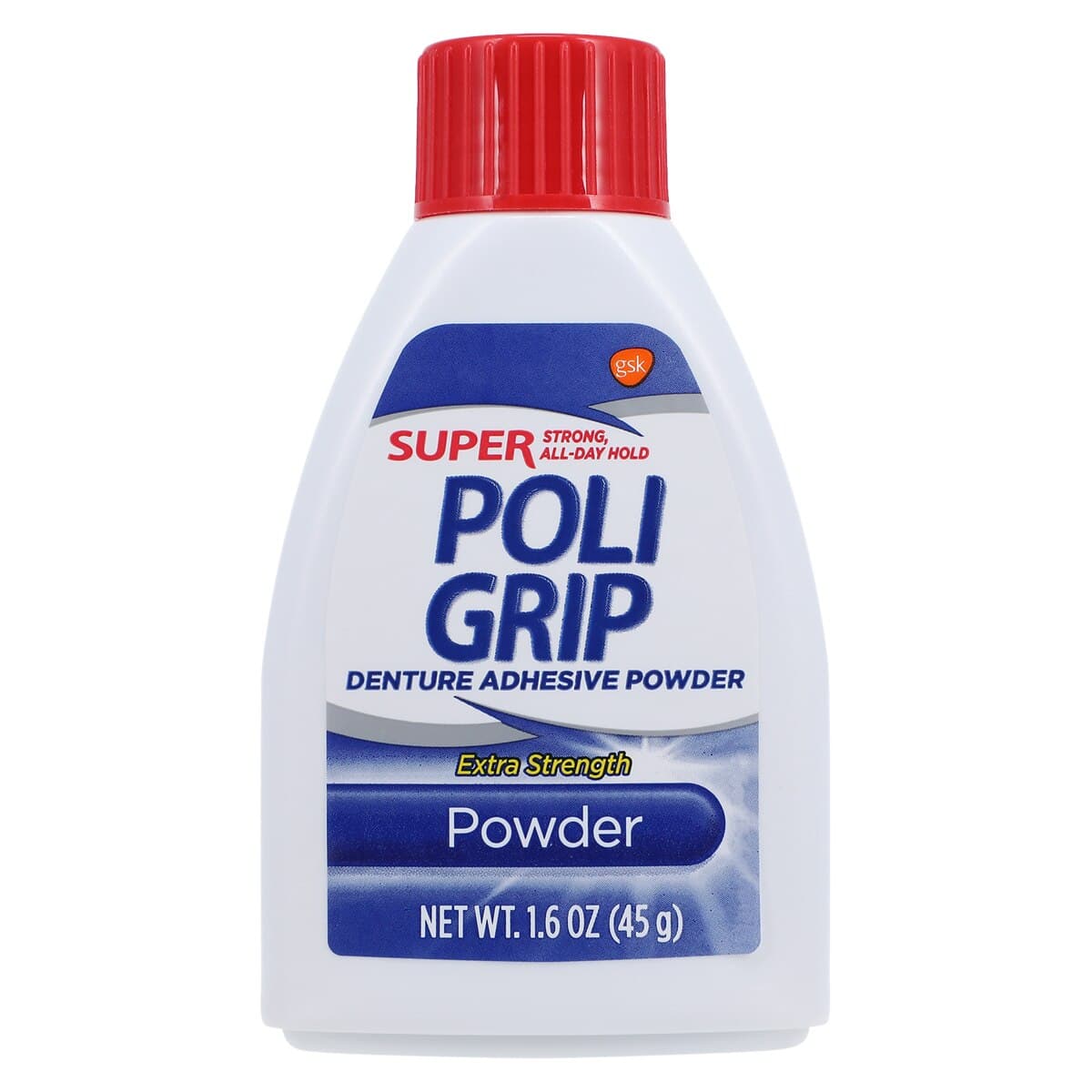 Super Poligrip Extra Strength Denture Adhesive Powder, 1.6 oz, Pack of 6 thumbnail 3