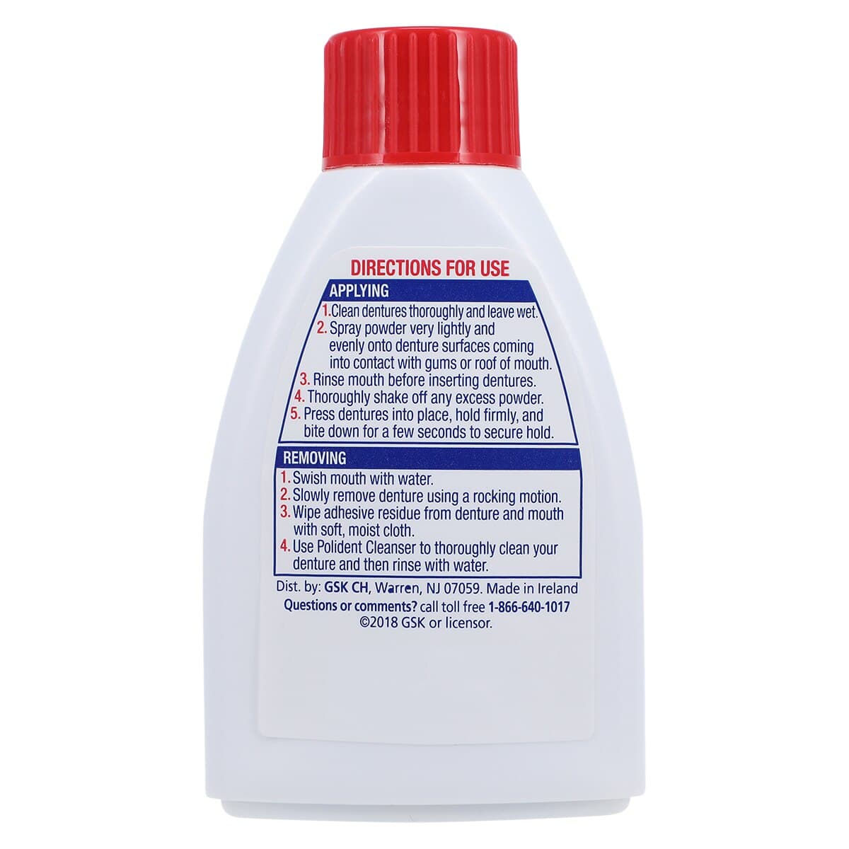 Super Poligrip Extra Strength Denture Adhesive Powder, 1.6 oz, Pack of 6 thumbnail 4