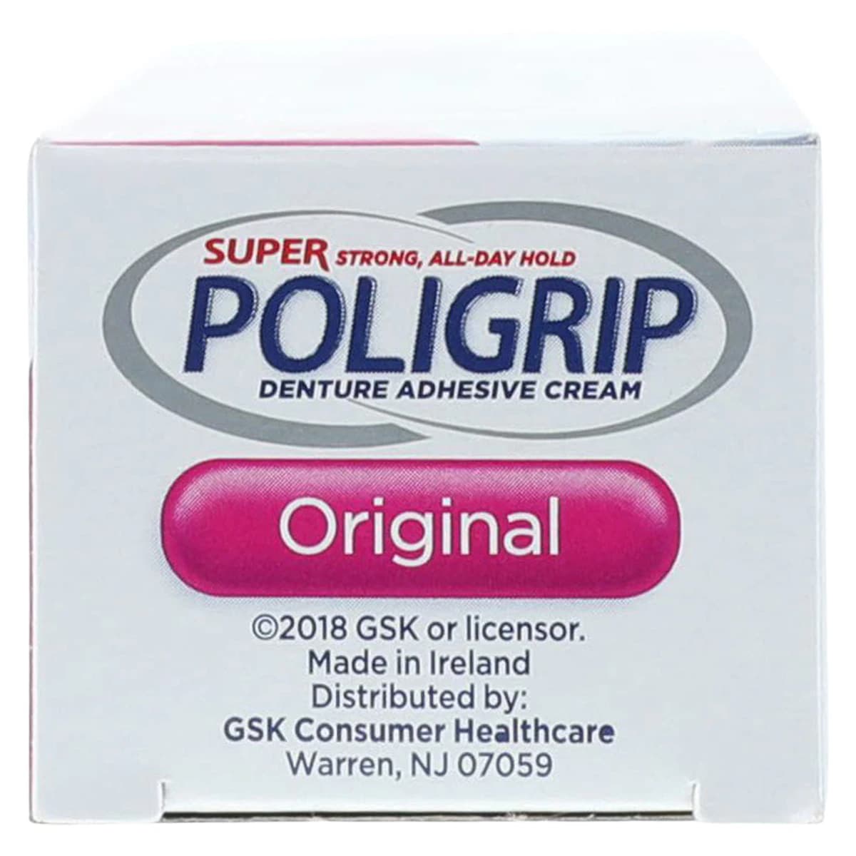 Super Poligrip Denture Adhesive Cream, Zinc Free Original, 2.4 oz Tube thumbnail 3