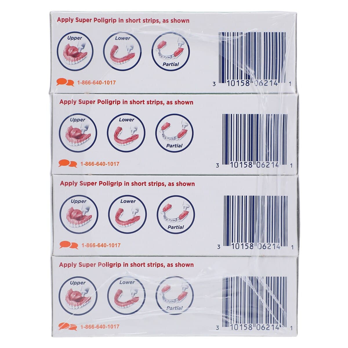 Super Poligrip Free Denture Adhesive Cream, Zinc Free, 0.75 oz Tube, 12/Box thumbnail 6