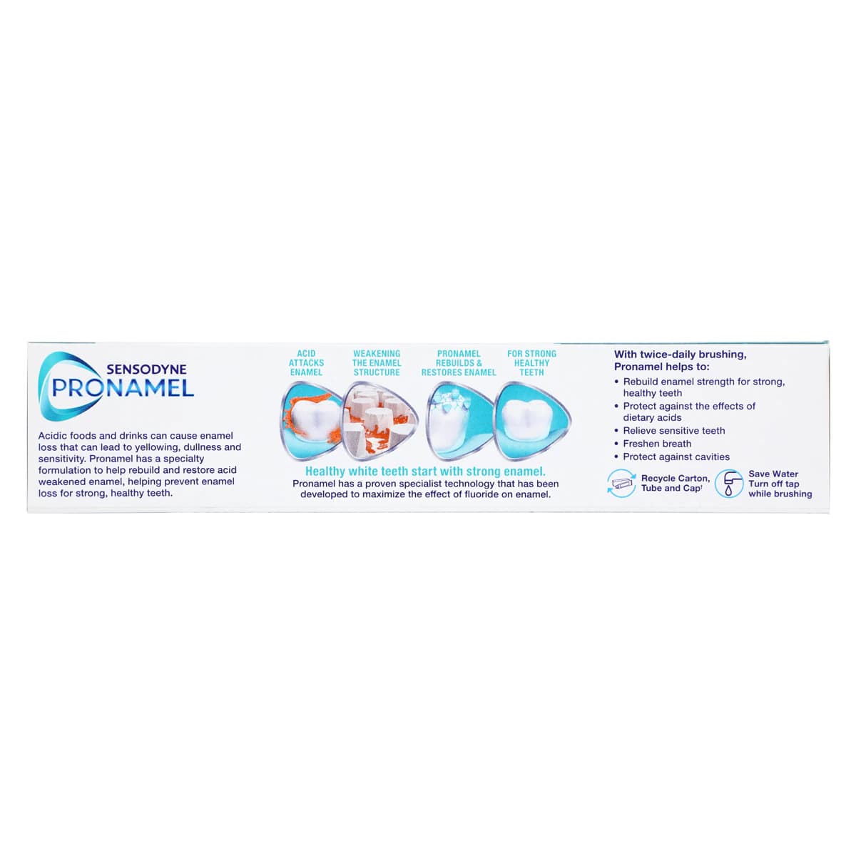Sensodyne ProNamel Fresh Wave Toothpaste, 4 oz Tube thumbnail 4