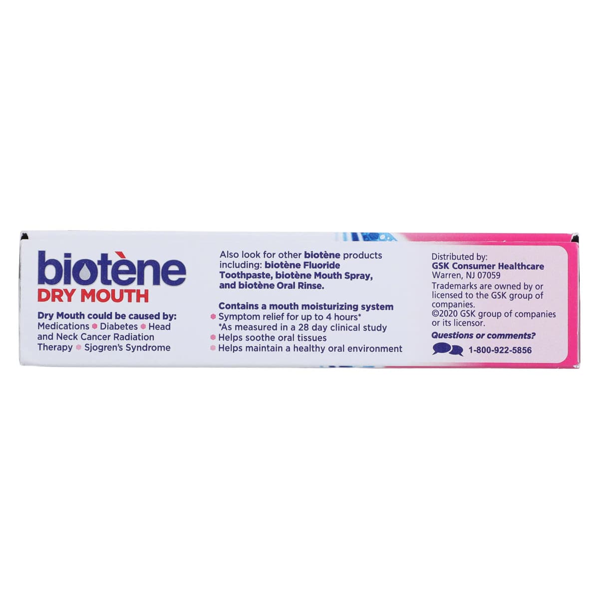 Biotene OralBalance Dry Mouth Moisturizing Gel, 1.5 oz Tube, Pack of 6 thumbnail 2
