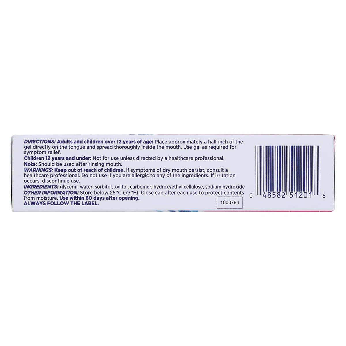 Biotene OralBalance Dry Mouth Moisturizing Gel, 1.5 oz Tube, Pack of 6 thumbnail 3