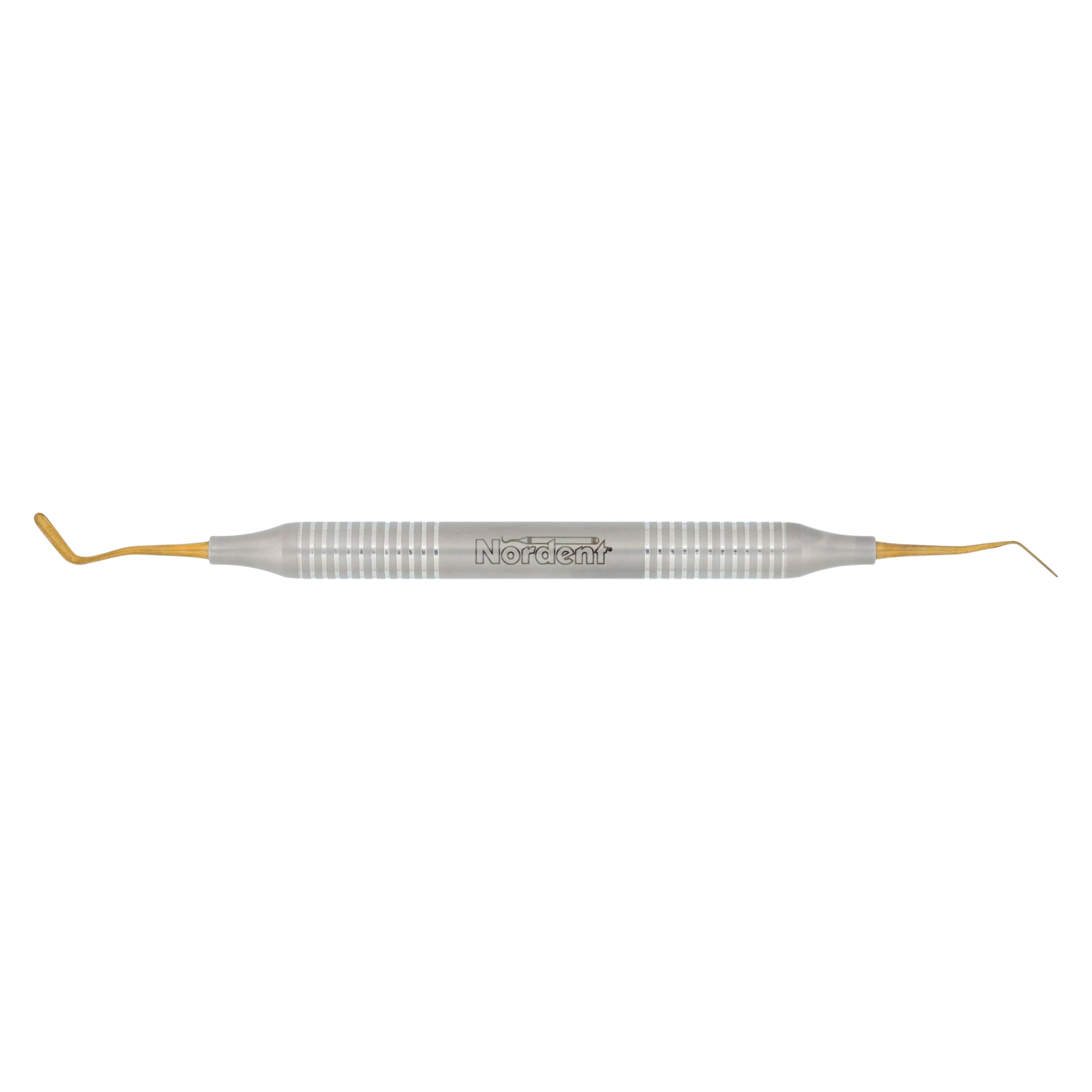 Nordent Composite Placement DE TiN Coated Double Paddle #39 DuraLite Round Handle, REPFI39T - Composite Placement DE TiN Coated Double Paddle #39 DuraLite ROUND - Image 1