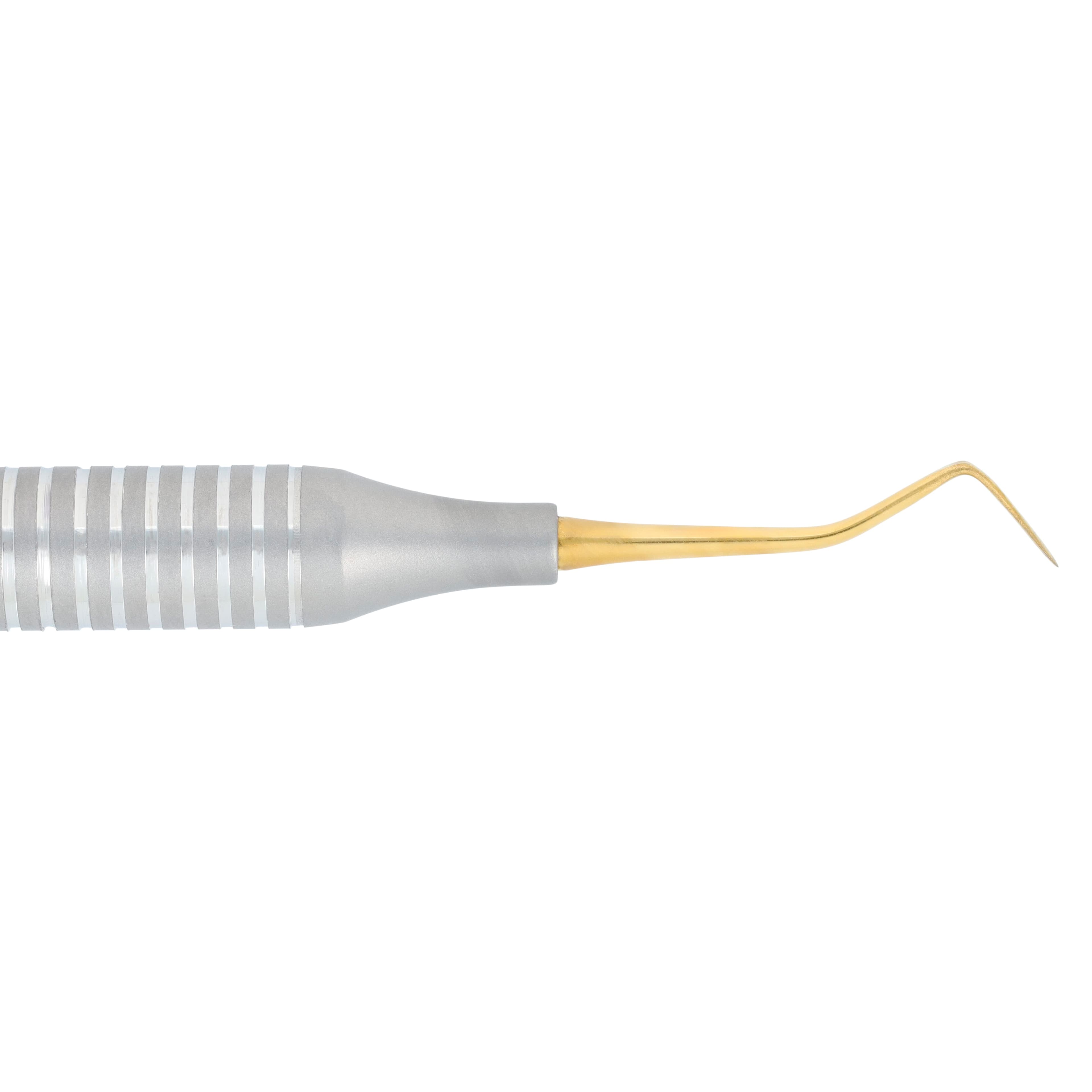 Nordent Composite Placement Instrument #40T, Double Paddle, Titanium Nitride Coated, DuraLite Round Handle, Stainless Steel, Double End thumbnail 4