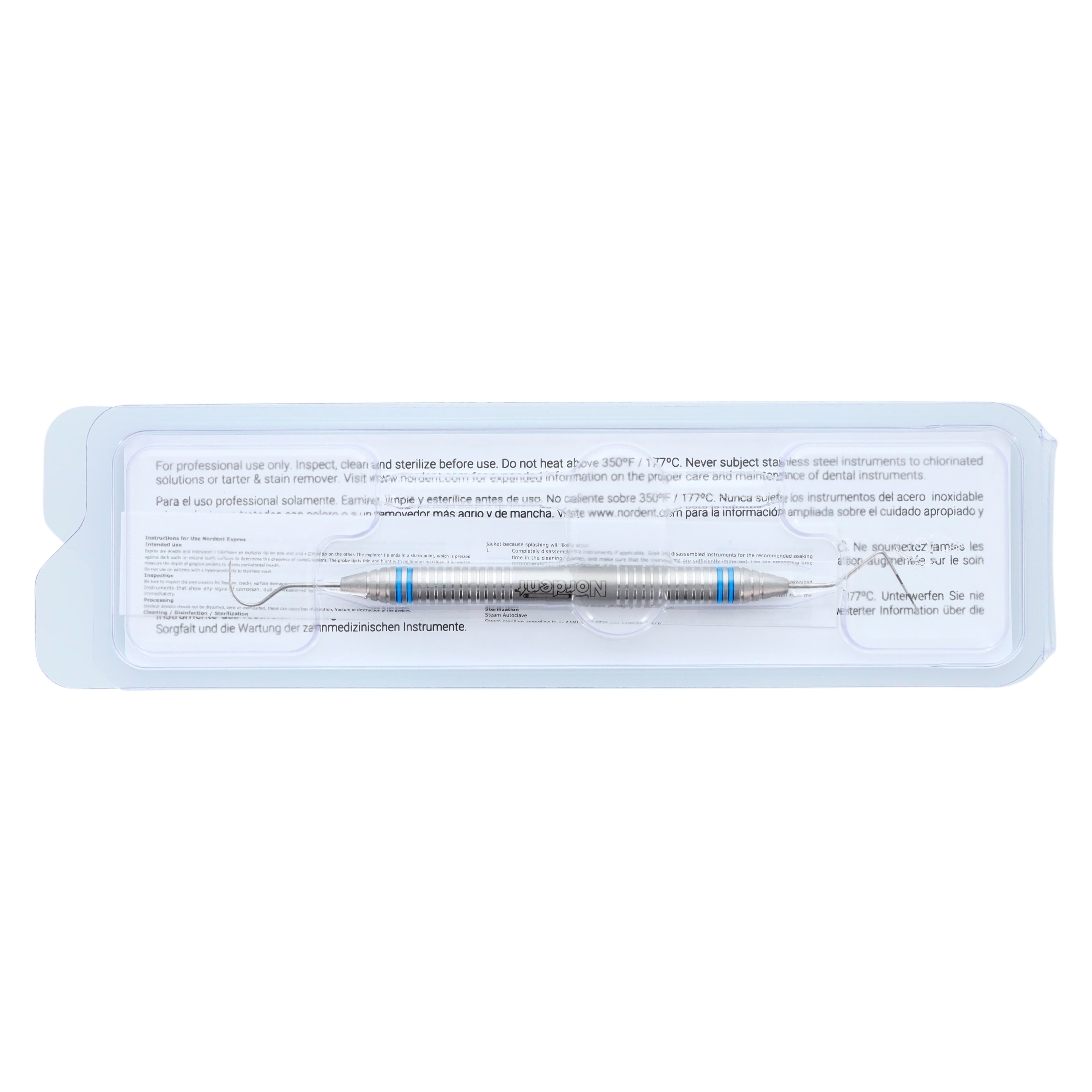 #N33-23 Expros DuraLite ColorRings Handle Double End Explorer, 3-6-9-12mm Color-Coded Probe thumbnail 7