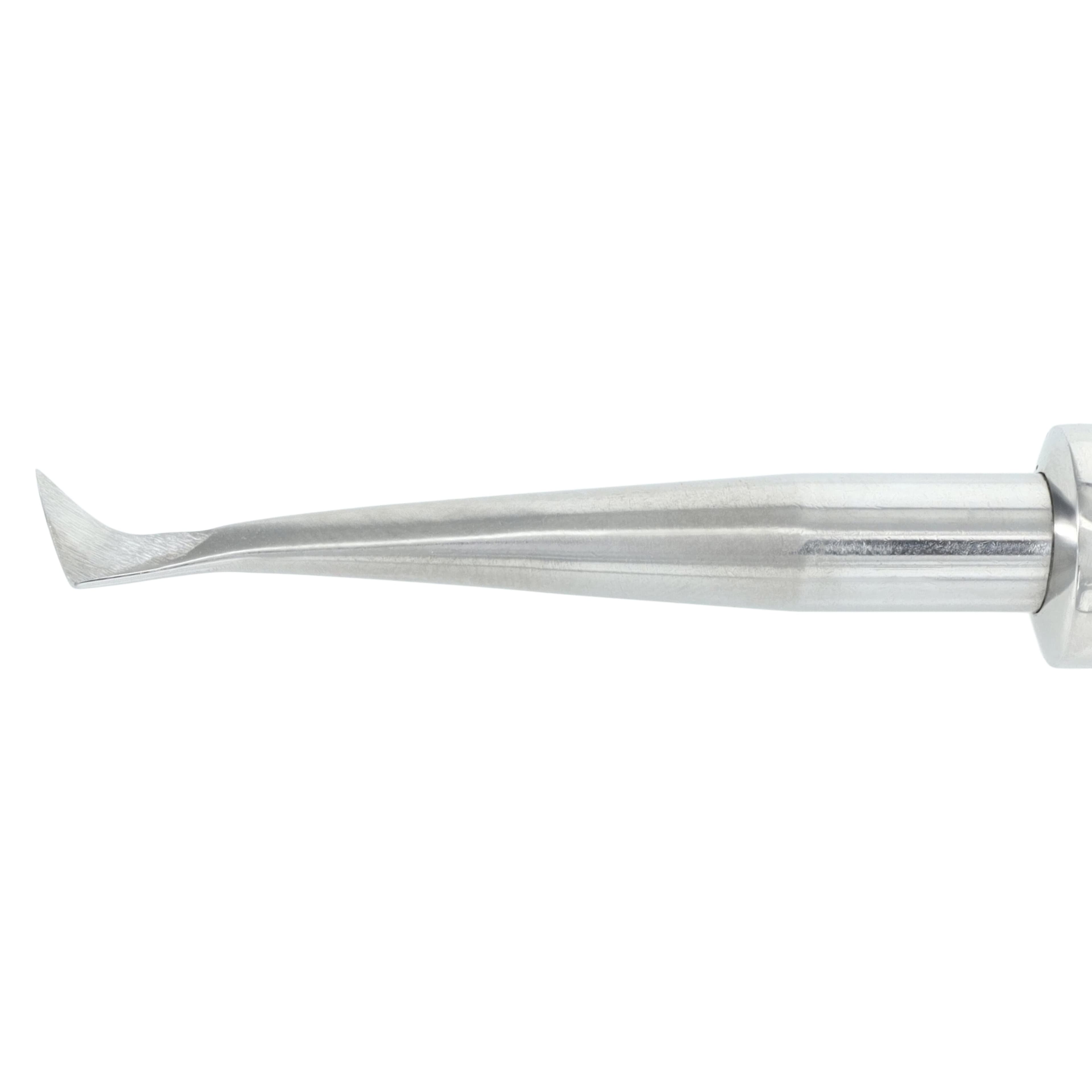 Nordent Surgical Elevator #64, Cryer, Small Flag, Left, Single End, Stainless Steel Handle thumbnail 3