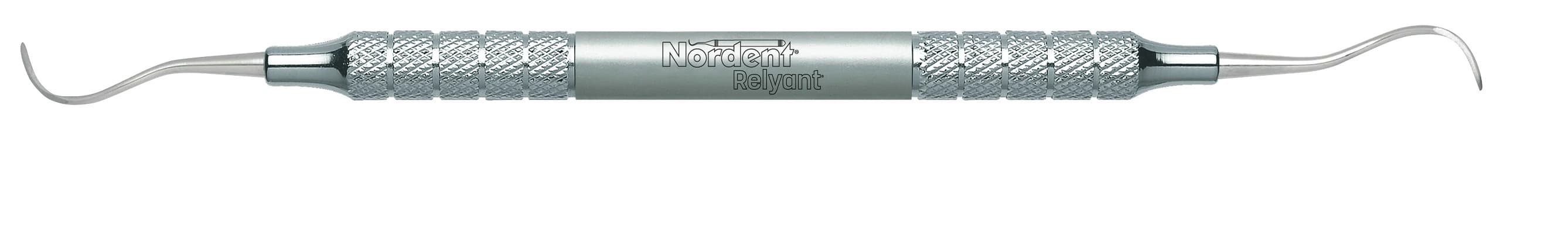 Nordent Relyant McCall Curette #17-18, Double-End, #6 Handle, Stainless Steel - Curette DE Relyant McCall #17-18 #6 Handle - Image 1