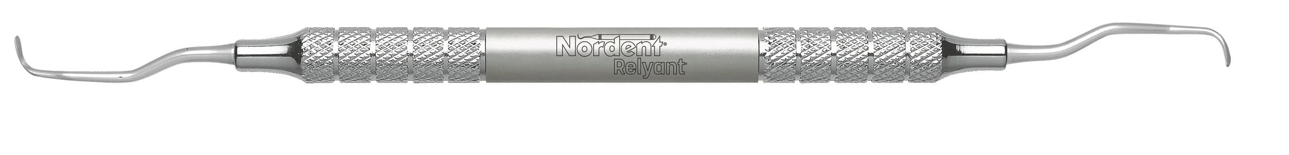 Nordent Relyant Gracey Curette Double-End #11-12 Rigid, Relyant #6 Handle, US 440A Stainless Steel, Each - Relyant&reg; Gracey Curettes - #11-12 Rigid - Relyant&reg; #6 - Image 1