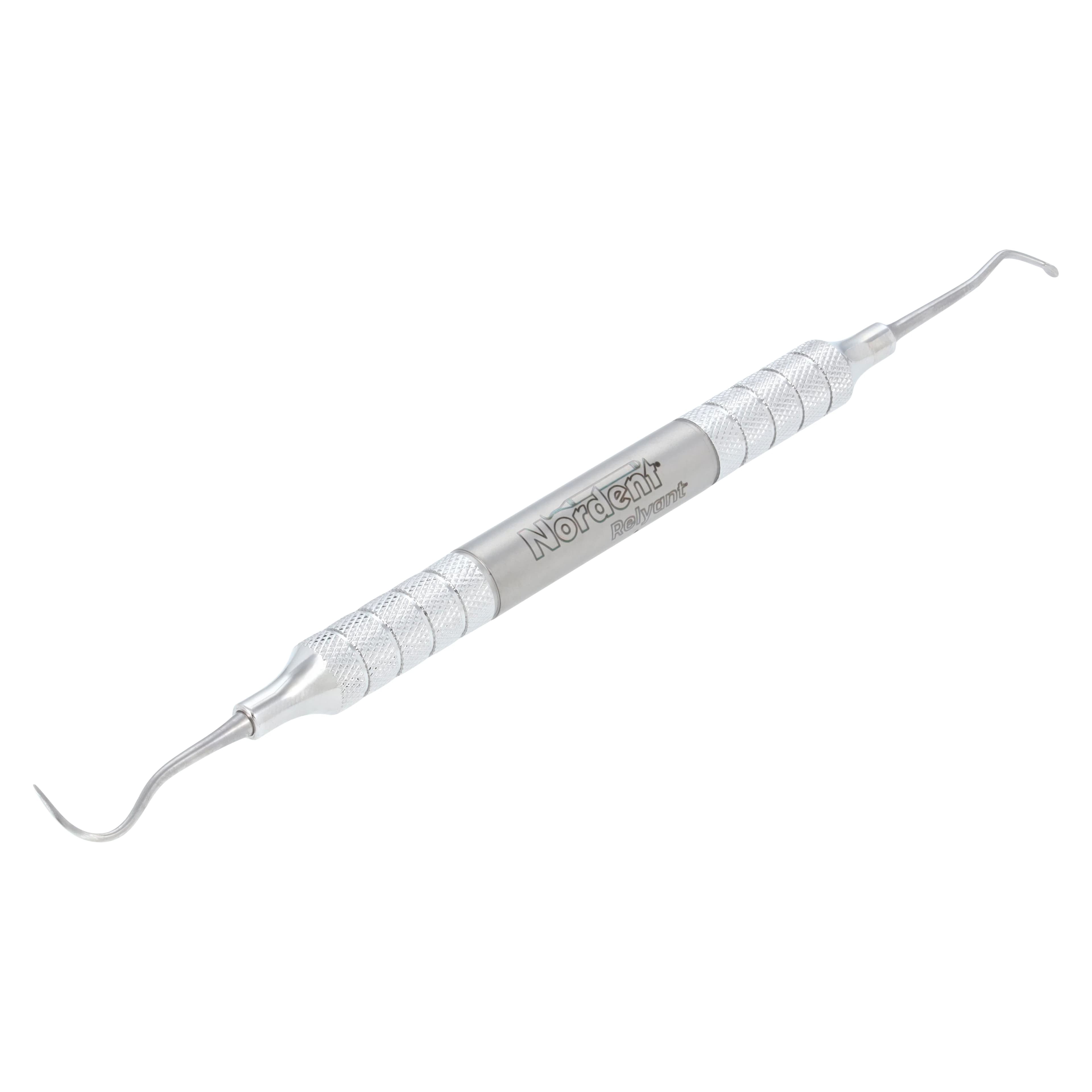 Nordent Relyant Scaler Double-End, N5 Sickle / N1 Contra-Angle Spoon, #6 Handle, Satin Steel, Stainless Steel, 1 Each thumbnail 2