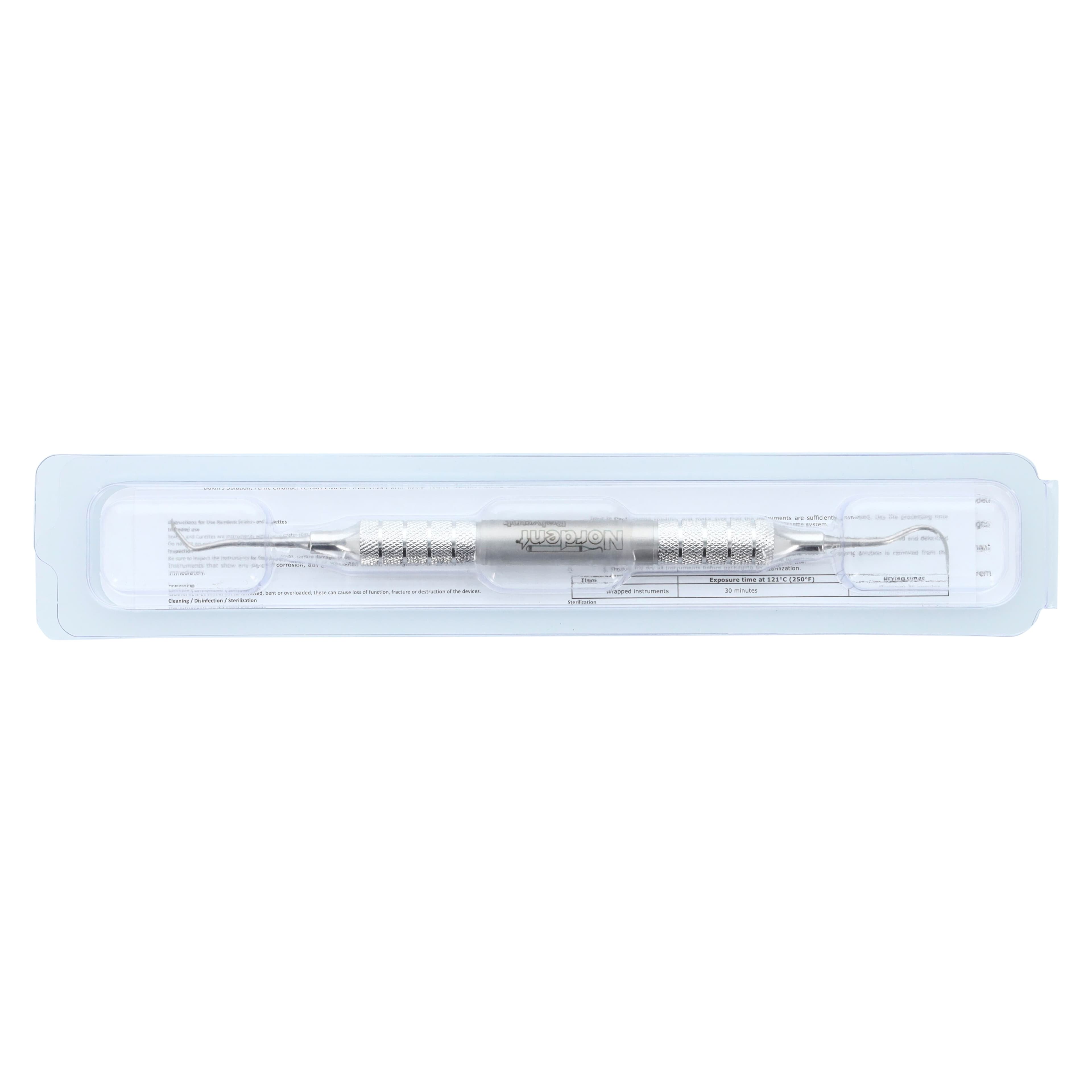 Nordent Relyant Scaler Double-End, N5 Sickle / N1 Contra-Angle Spoon, #6 Handle, Satin Steel, Stainless Steel, 1 Each thumbnail 7